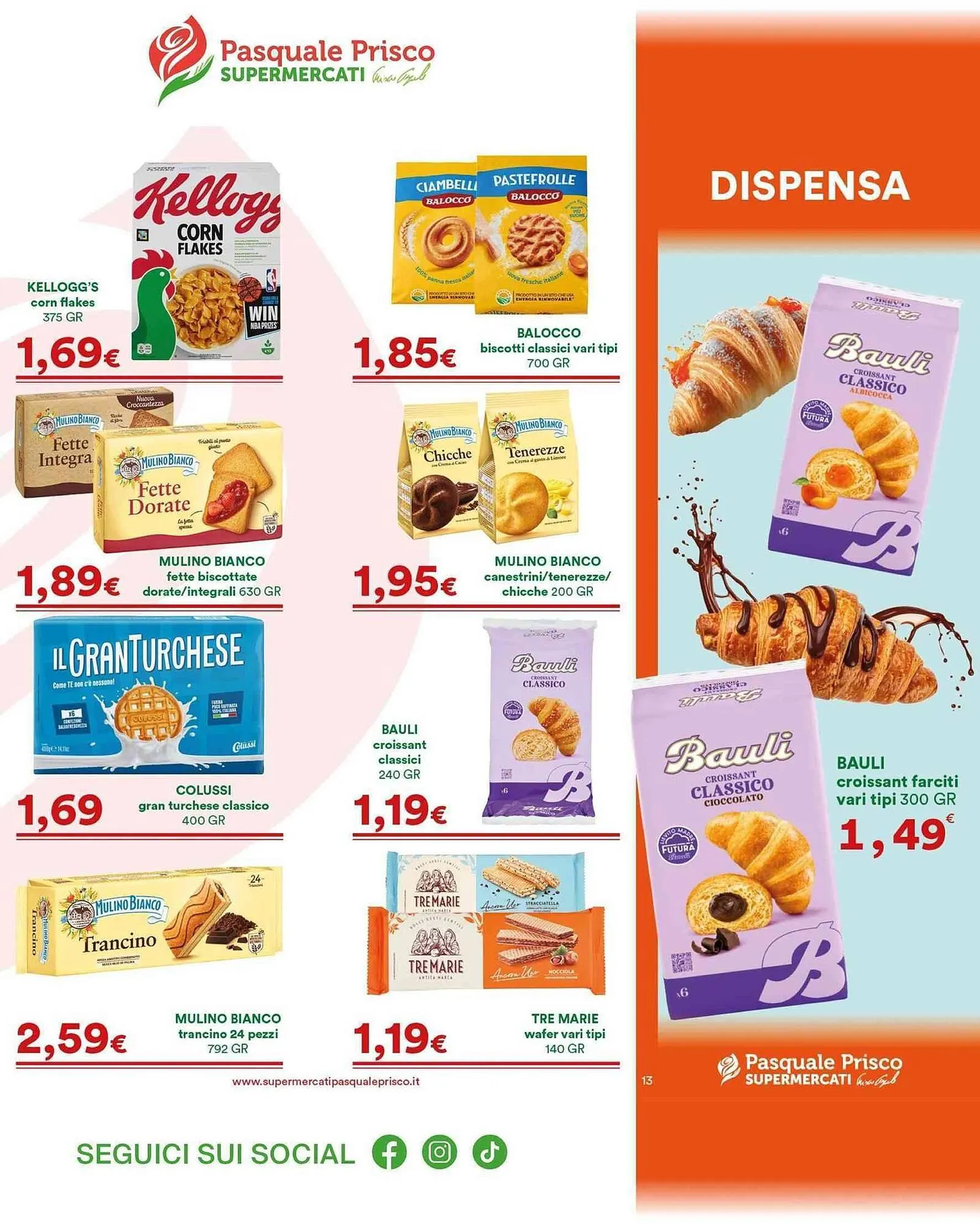 Volantino Supermercati Pasquale Prisco da 28 luglio a 10 agosto di 2025 - Pagina del volantino 13