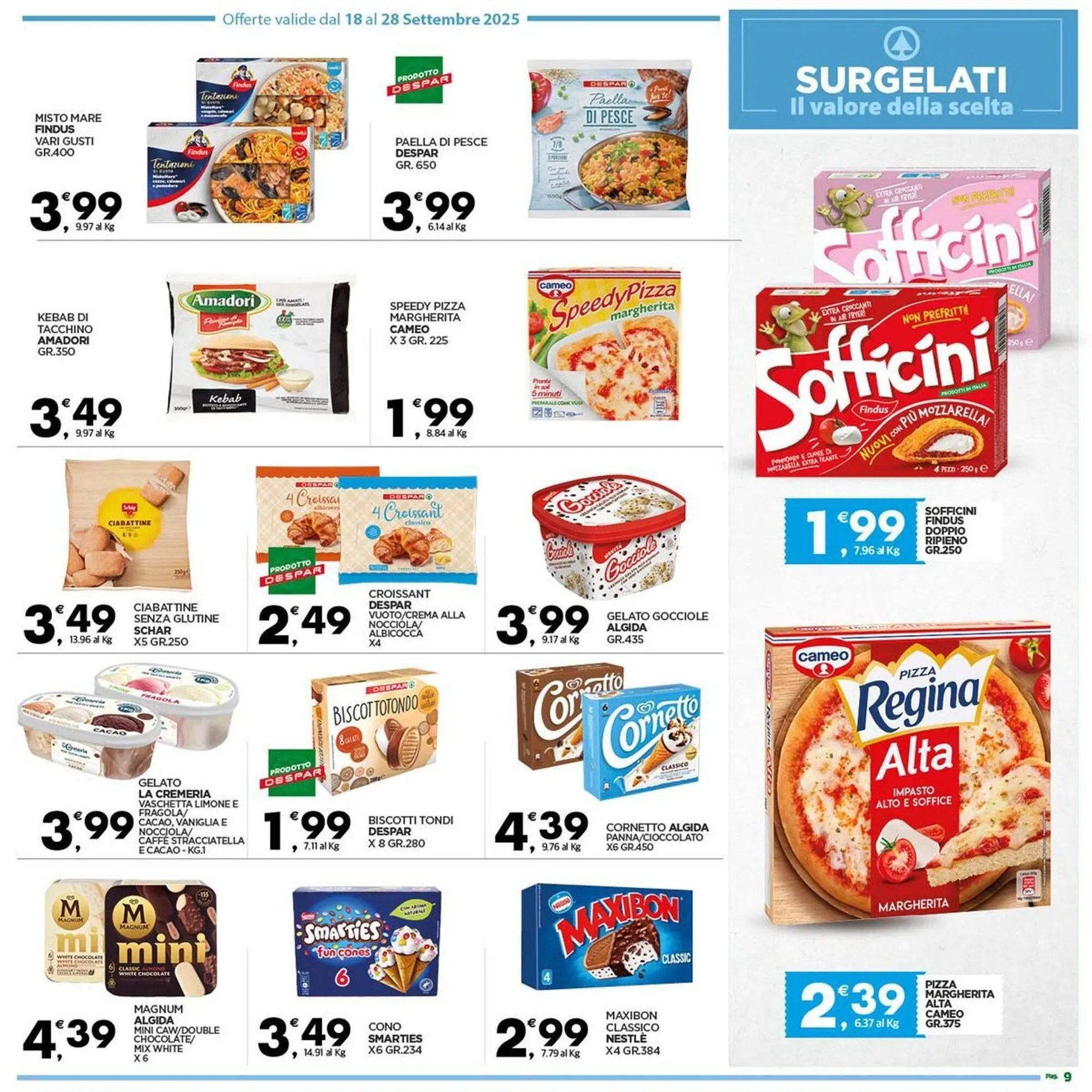Volantino Despar da 18 settembre a 28 settembre di 2025 - Pagina del volantino 9