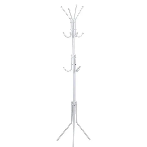 Appendiabiti In Metallo Bianco 45x45x177cm Di.Mo