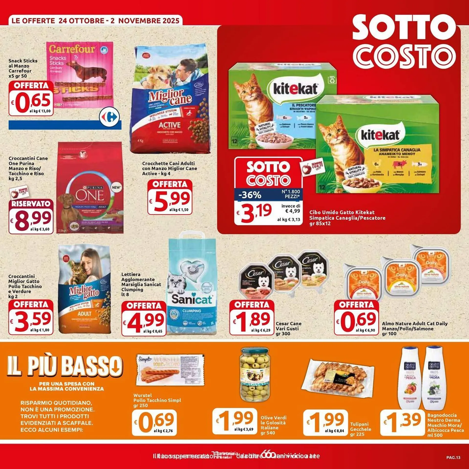 Volantino Carrefour Market da 24 ottobre a 2 novembre di 2025 - Pagina del volantino 13
