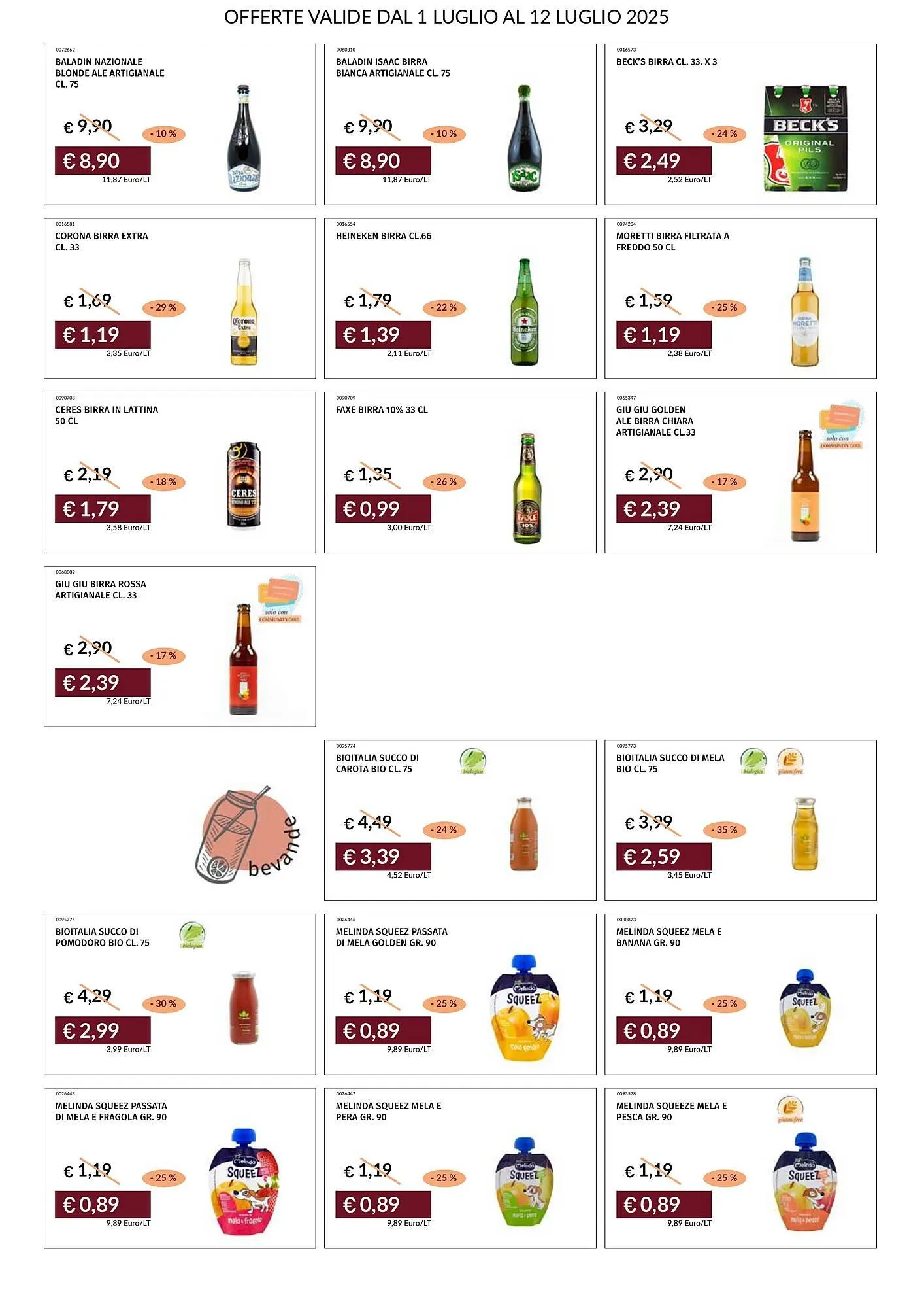 Volantino Prezzemolo e Vitale da 1 luglio a 12 luglio di 2025 - Pagina del volantino 29