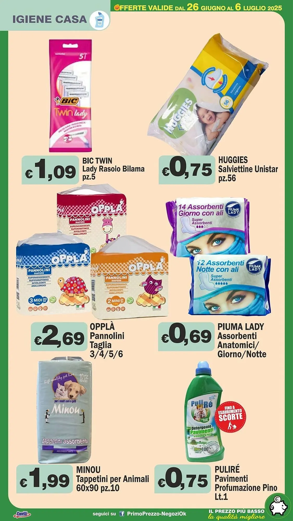 Volantino Primo Prezzo da 26 giugno a 6 luglio di 2025 - Pagina del volantino 24