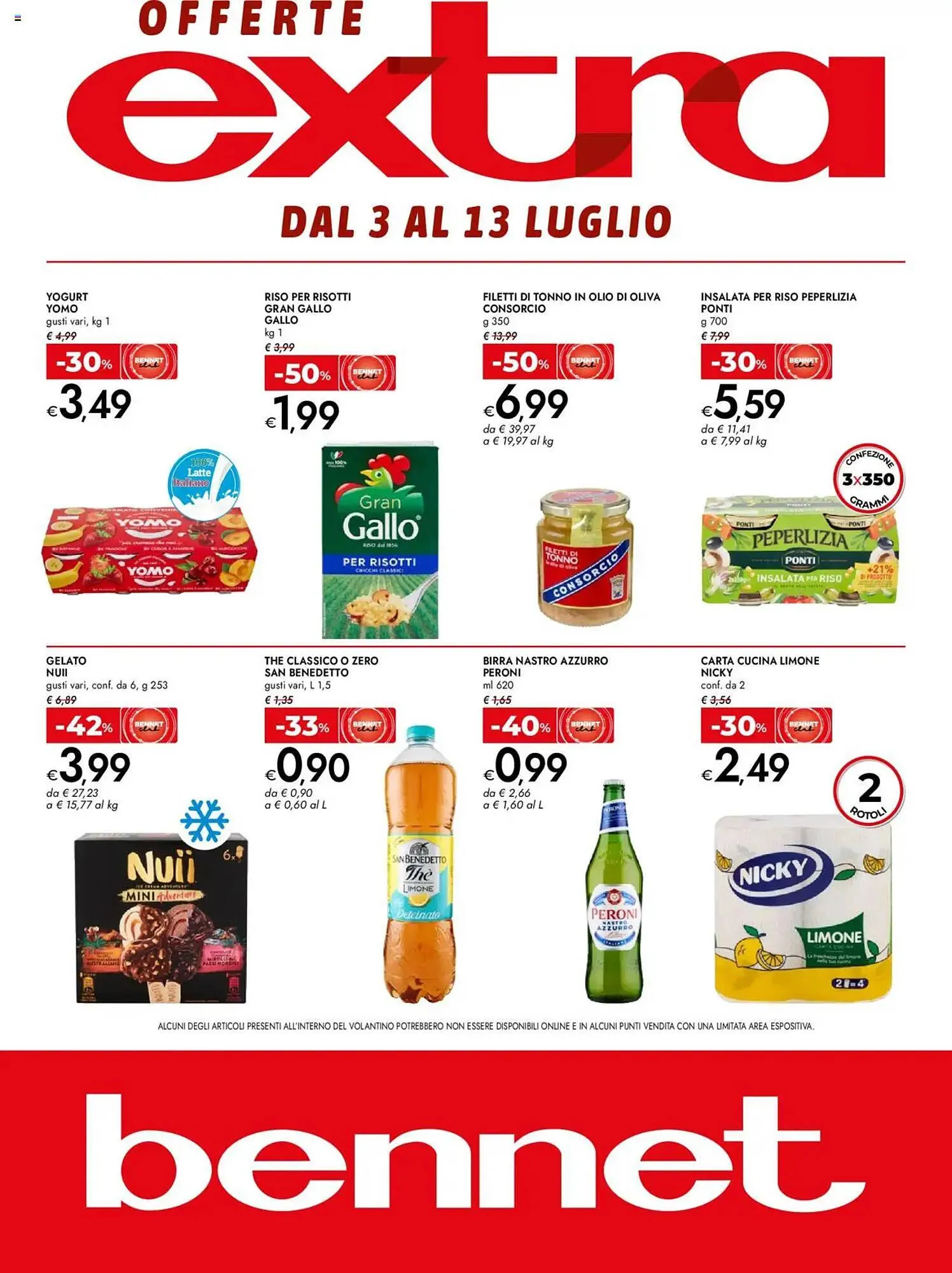 Volantino Bennet da 3 luglio a 13 luglio di 2025 - Pagina del volantino 1