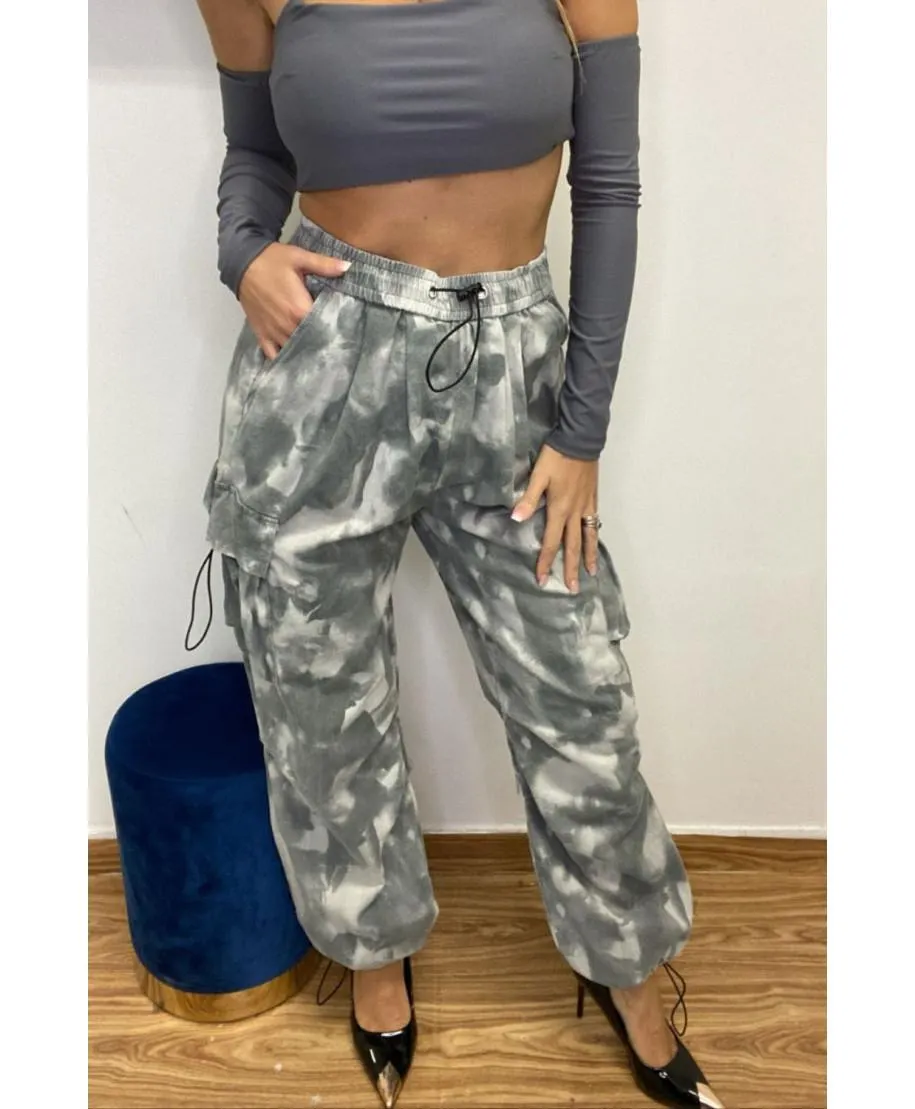 Jeans cargo militare