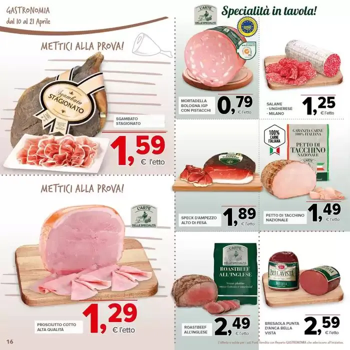 Buona Pasqua da 10 aprile a 21 aprile di 2025 - Pagina del volantino 16