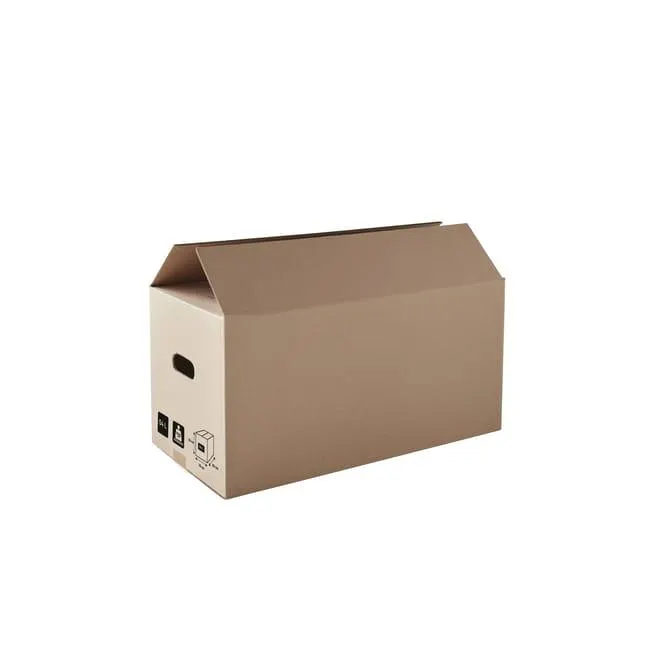 Scatola da imballaggio avana 2 onde L 60 x H 30 x P 30 cm, set di 10 pezzi