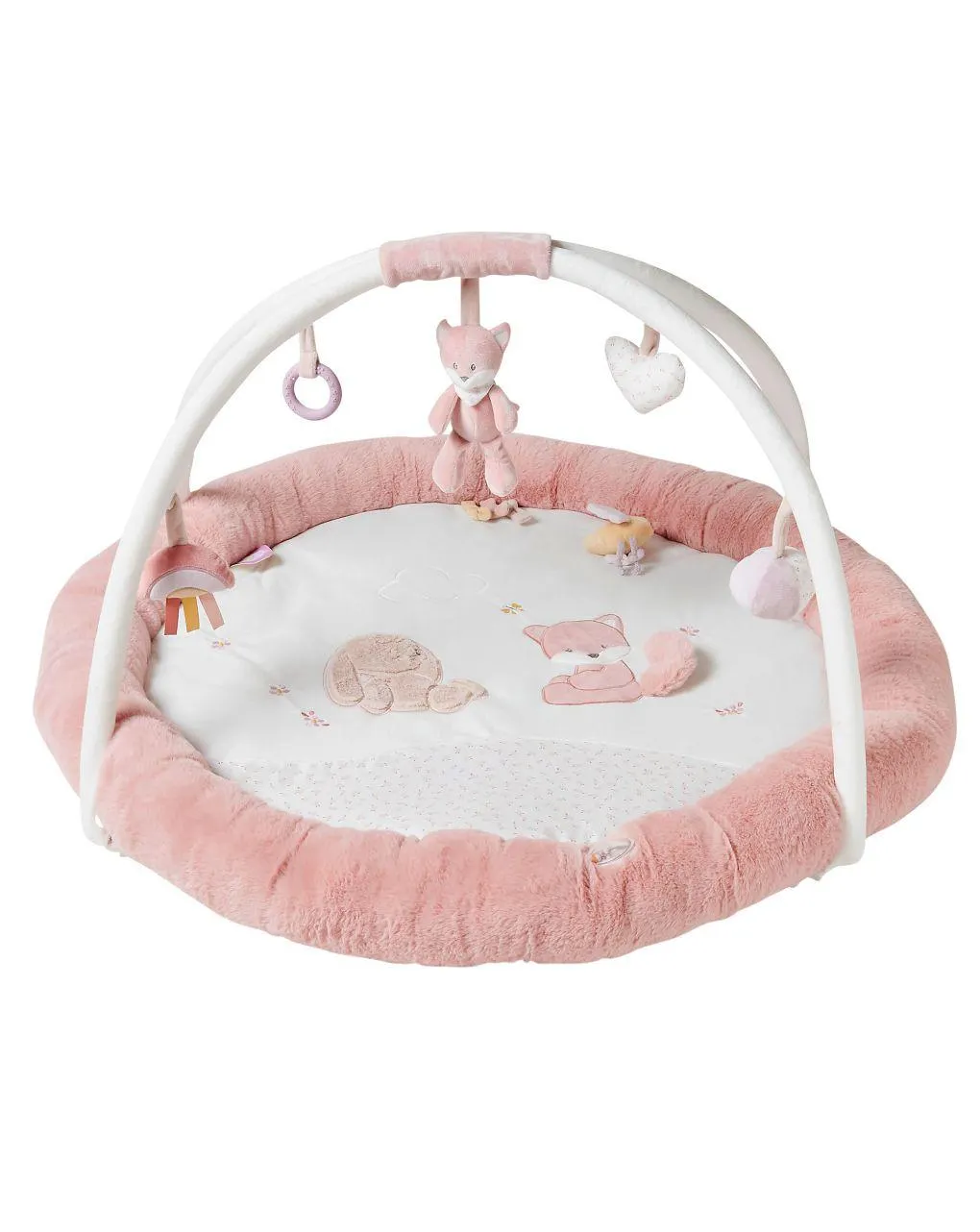 Tappeto attività pouf con archi pomme&alice – nattou