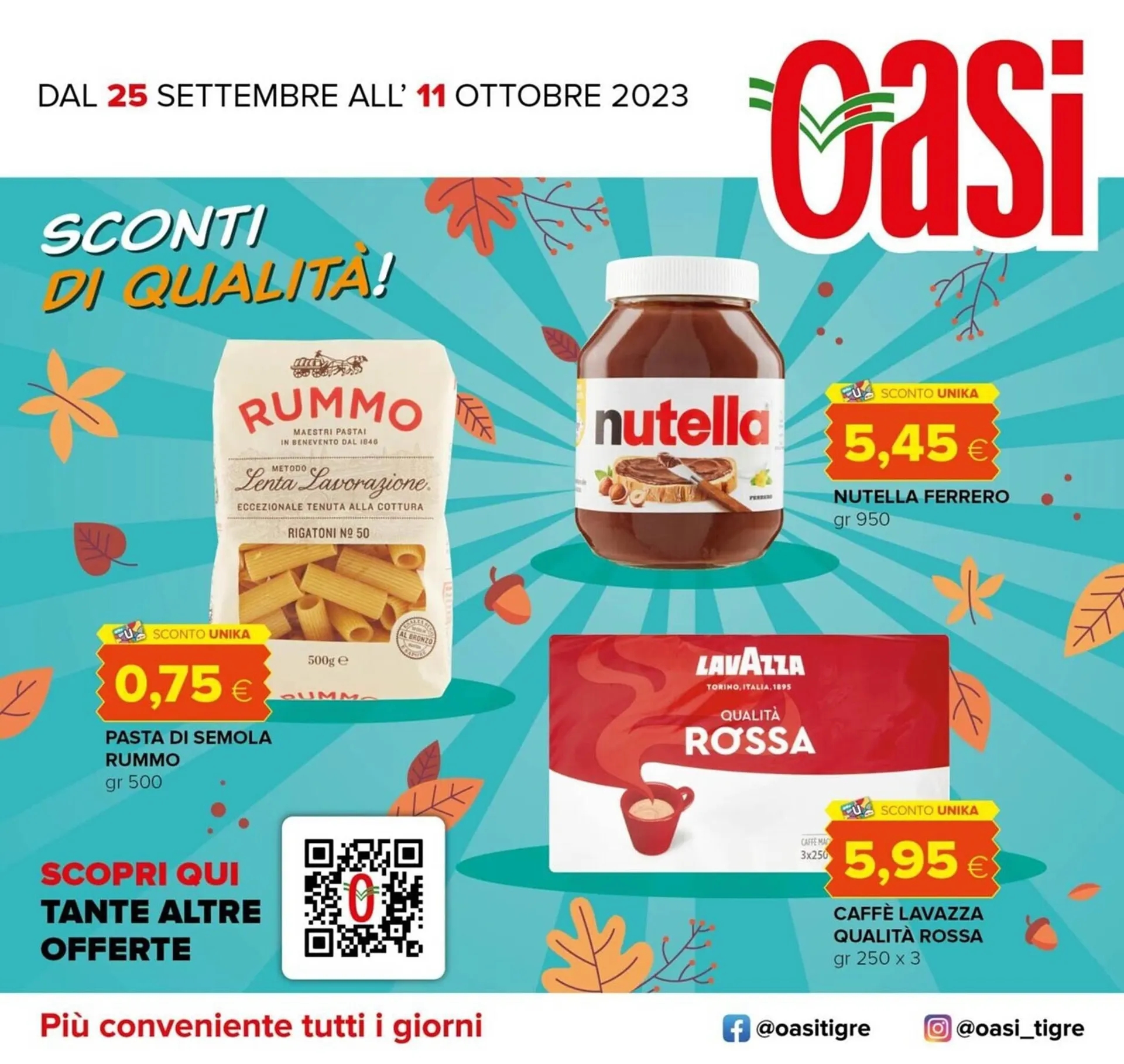 Volantino Oasi da 25 settembre a 11 ottobre di 2023 - Pagina del volantino 1