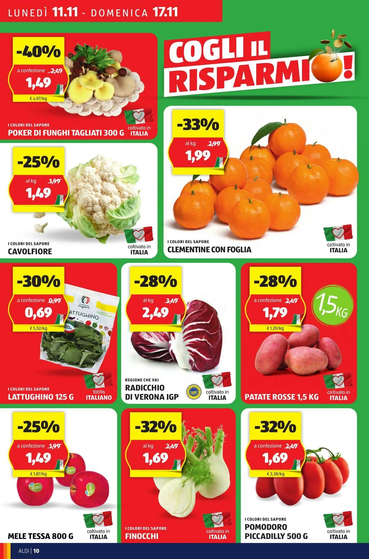 Aldi Volantino attuale da 11 novembre a 17 novembre di 2024 - Pagina del volantino 10