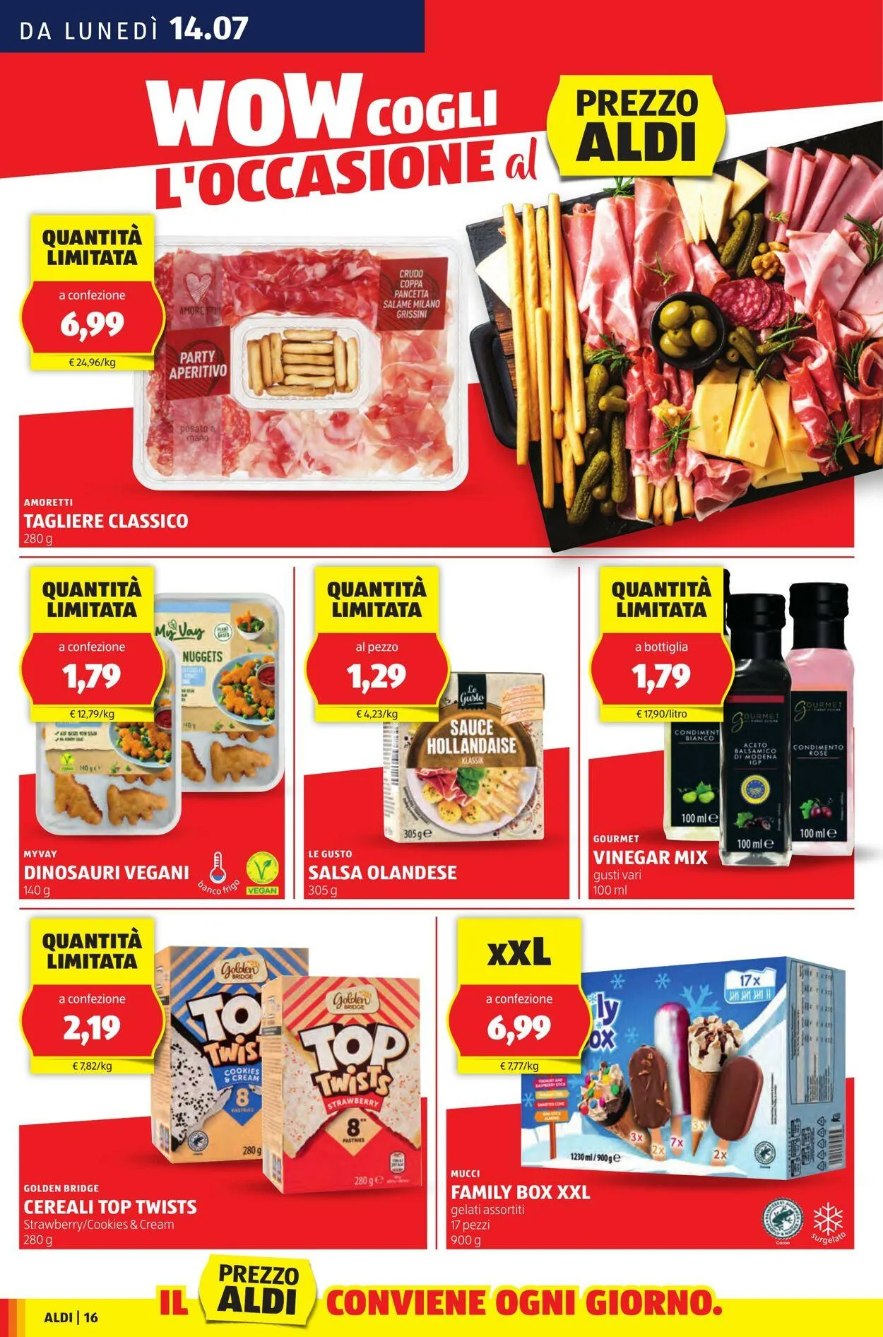 Aldi Volantino attuale da 14 luglio a 20 luglio di 2025 - Pagina del volantino 16