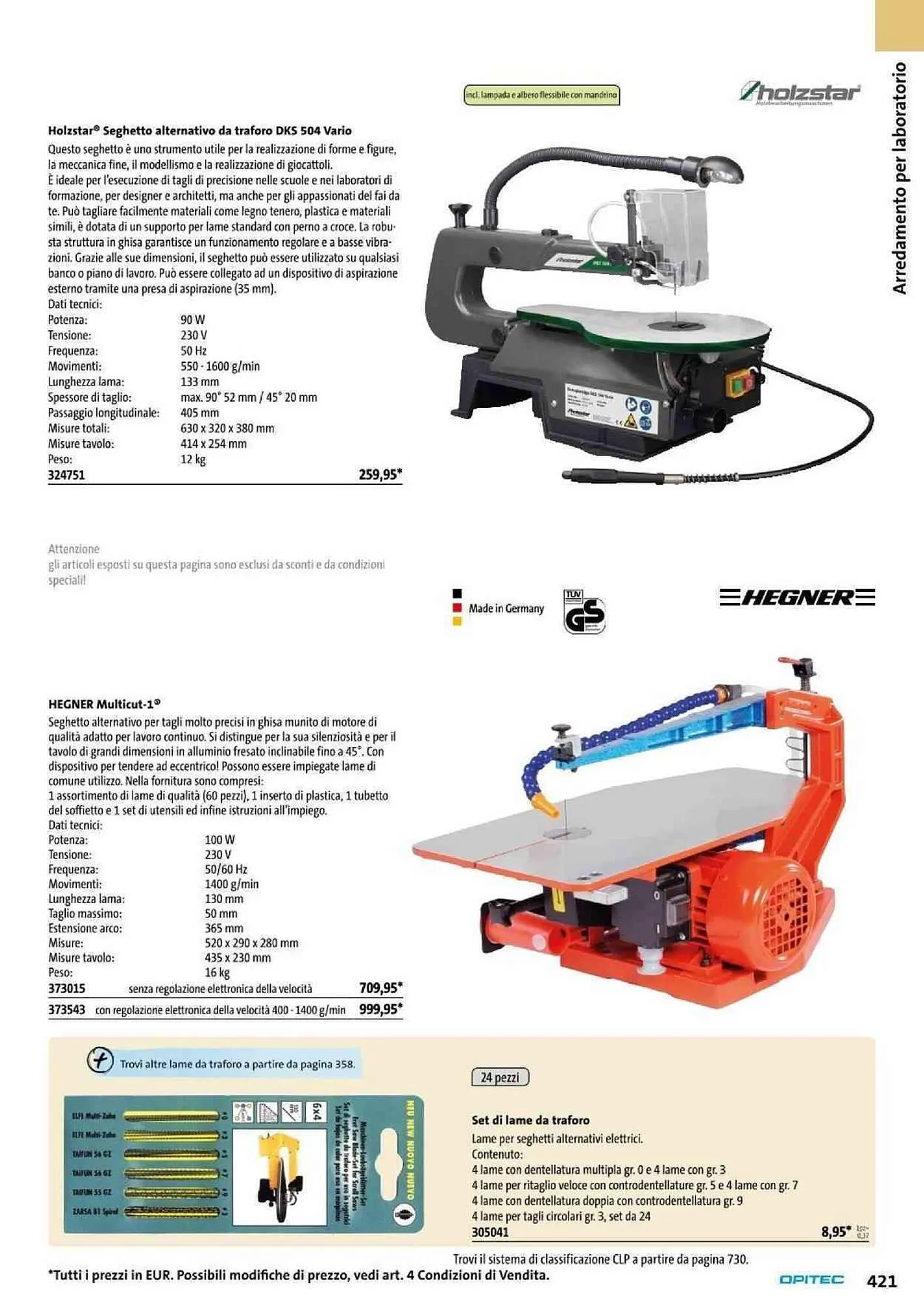 Volantino Opitec da 6 gennaio a 31 agosto di 2024 - Pagina del volantino 421