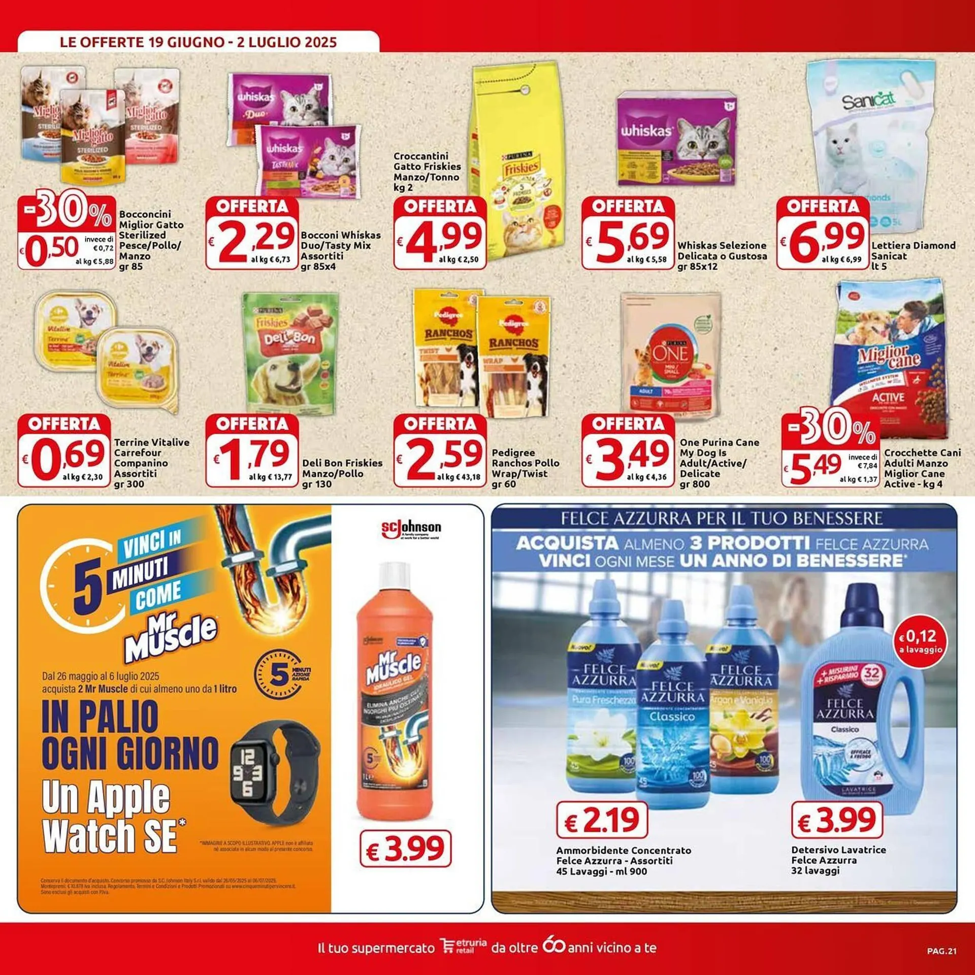 Volantino Carrefour Market da 19 giugno a 2 luglio di 2025 - Pagina del volantino 21