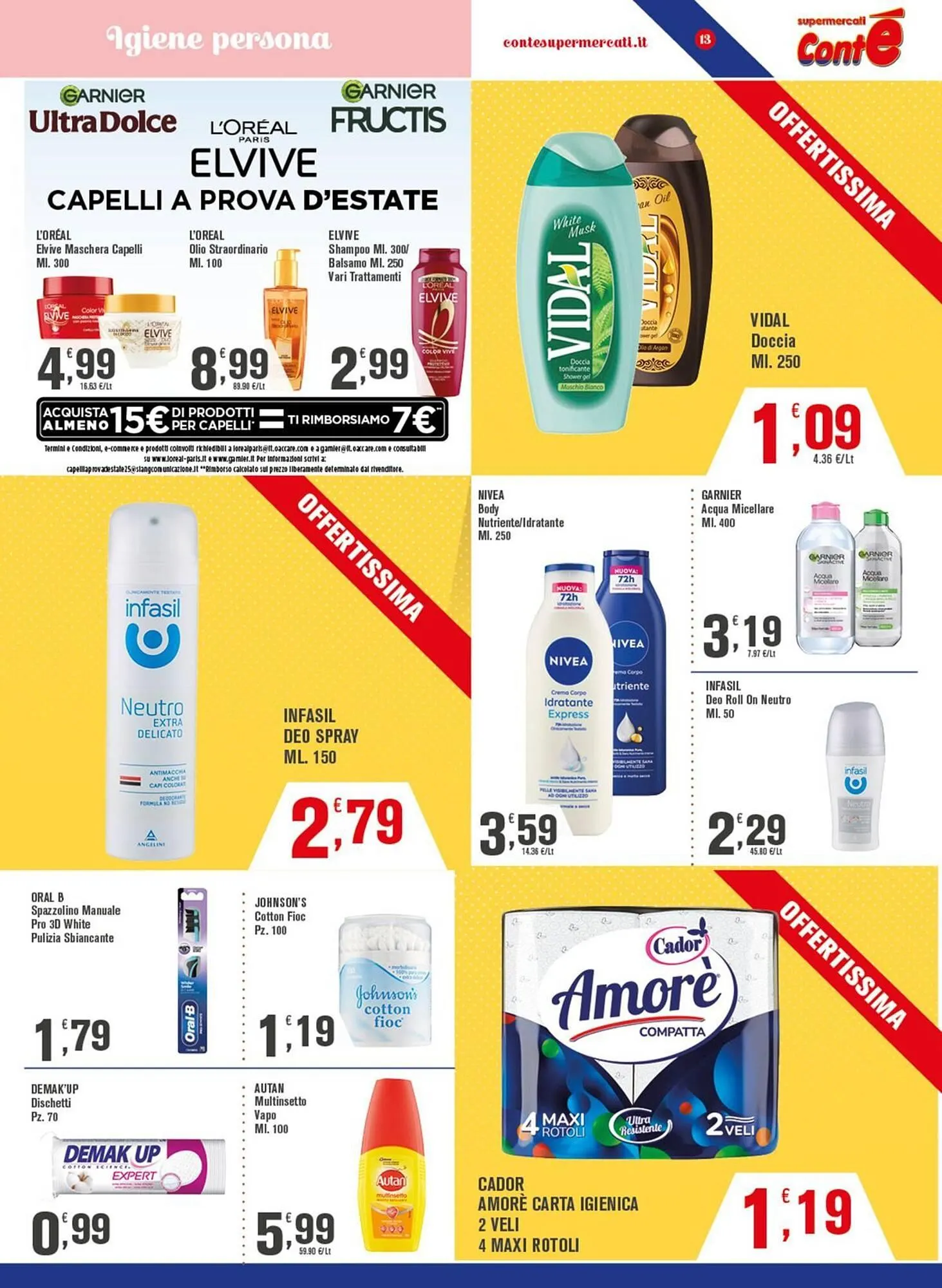 Volantino Conté Supermercati da 31 luglio a 10 agosto di 2025 - Pagina del volantino 13