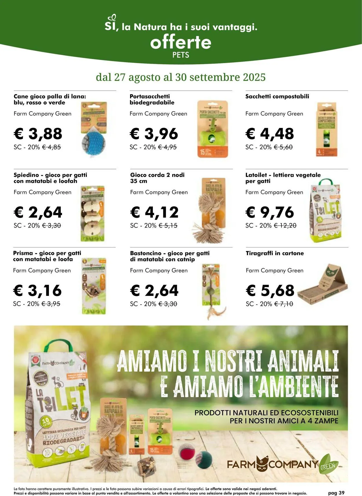 Natura Sì Volantino attuale da 25 settembre a 9 ottobre di 2025 - Pagina del volantino 39