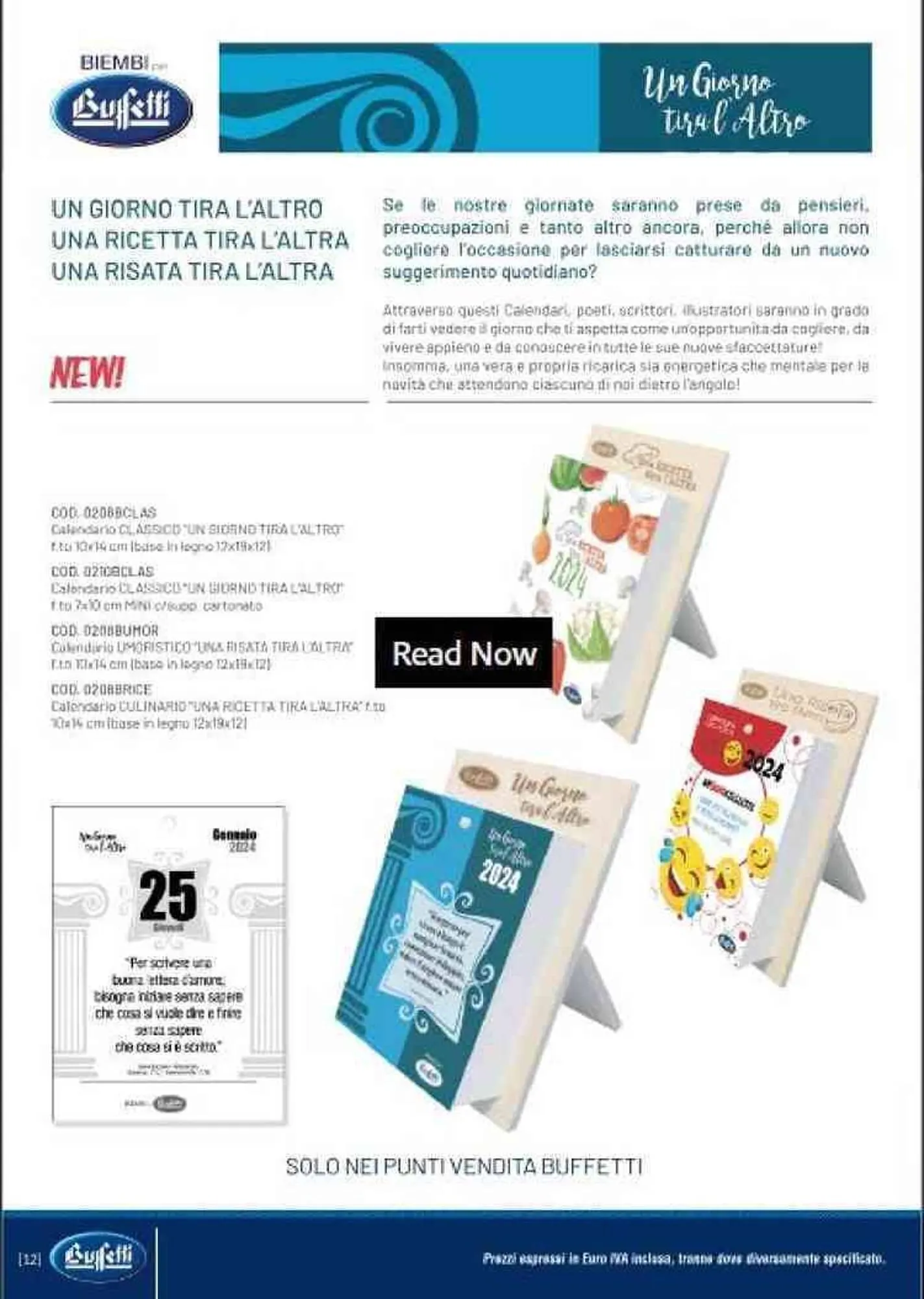 Volantino Buffetti da 7 novembre a 31 dicembre di 2023 - Pagina del volantino 12