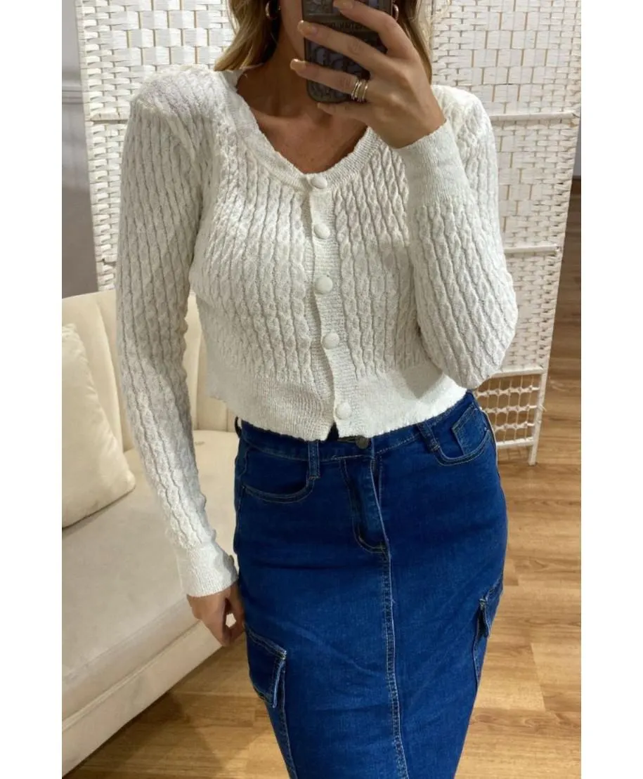 Cardigan bottoni n.2