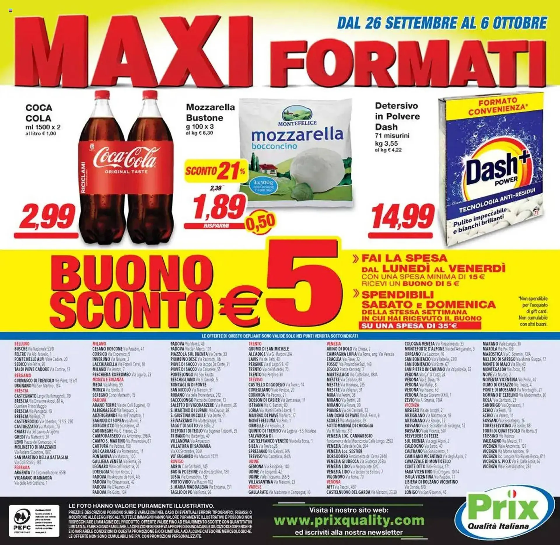 Volantino Prix Quality da 26 settembre a 6 ottobre di 2025 - Pagina del volantino 16