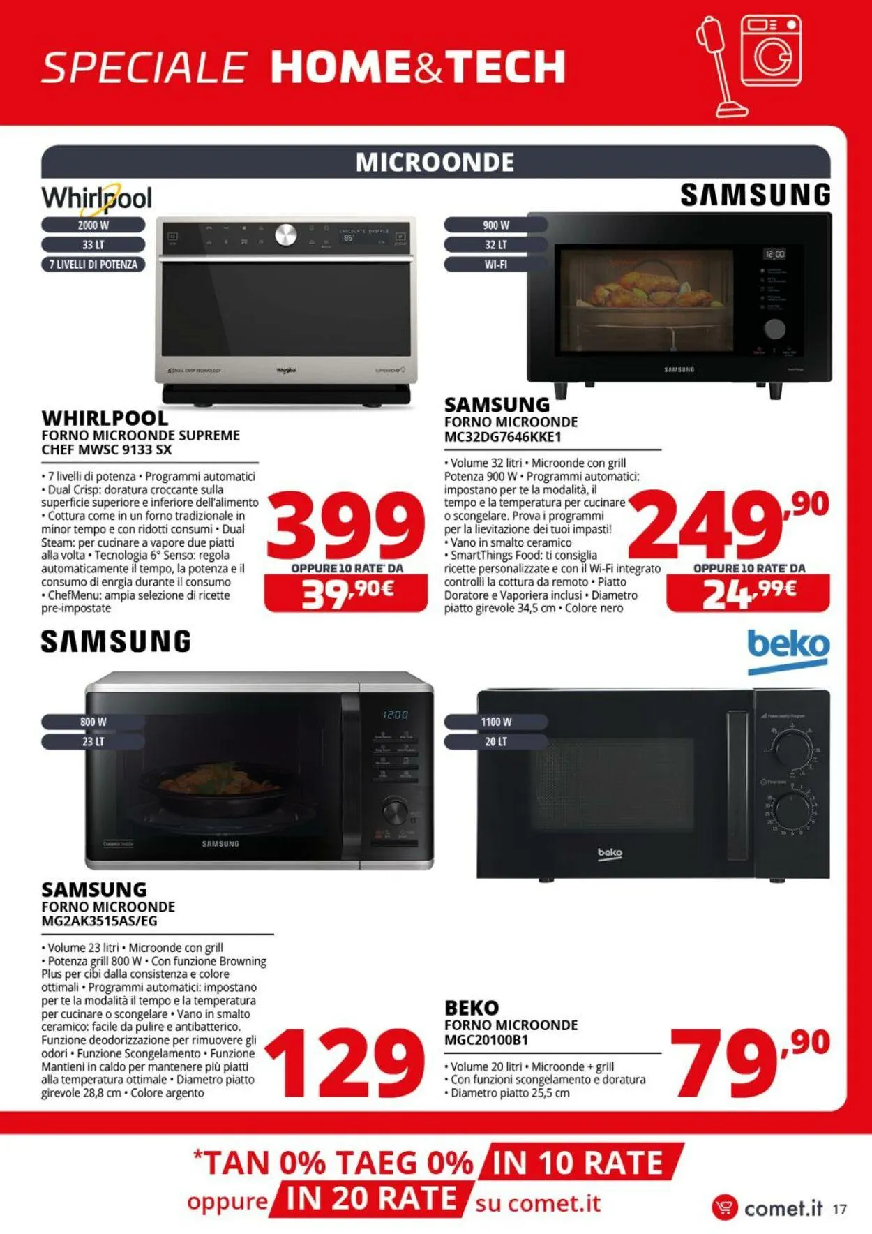 Comet Volantino attuale da 22 luglio a 30 luglio di 2025 - Pagina del volantino 17
