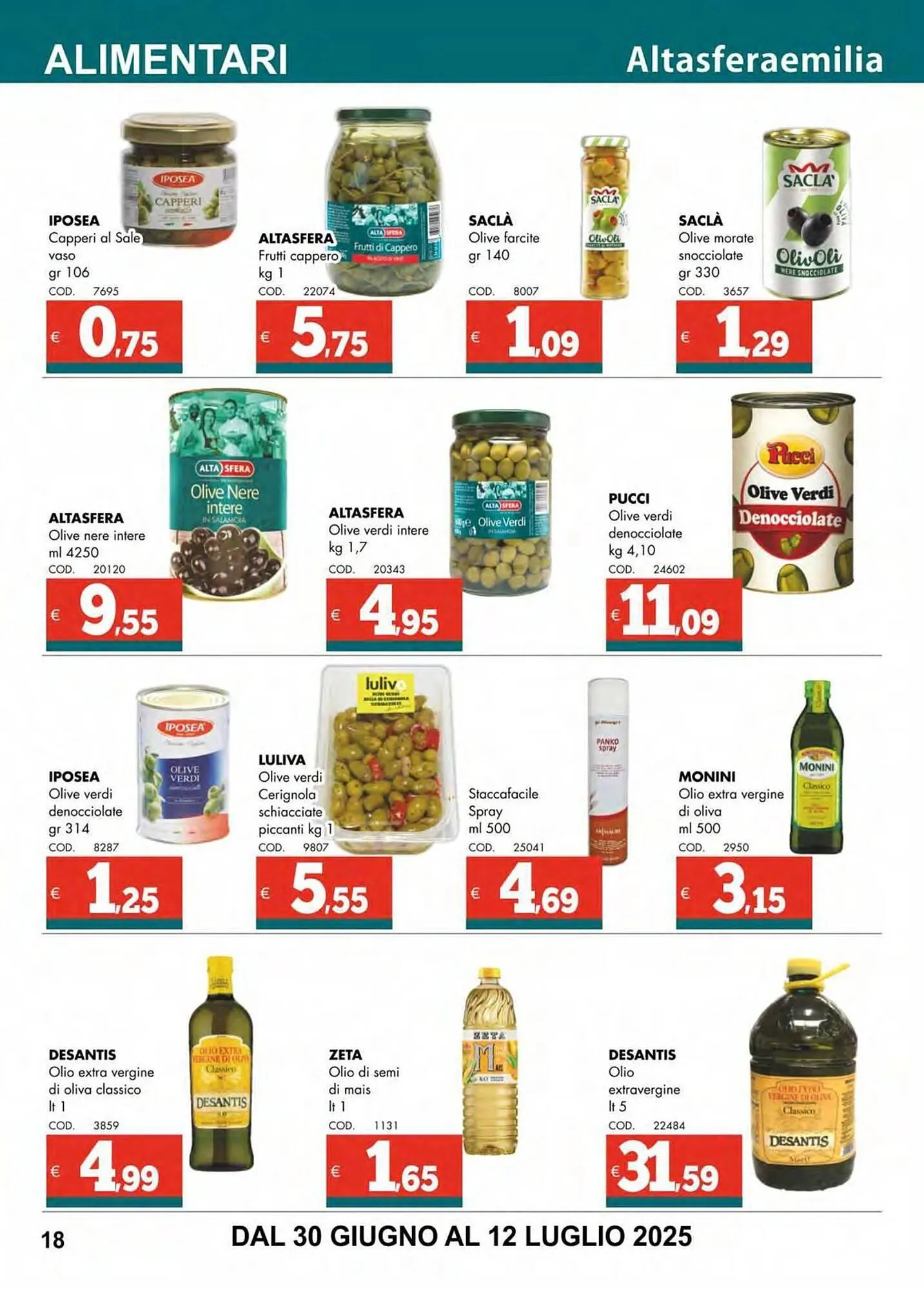 Volantino Altasfera da 30 giugno a 12 luglio di 2025 - Pagina del volantino 18
