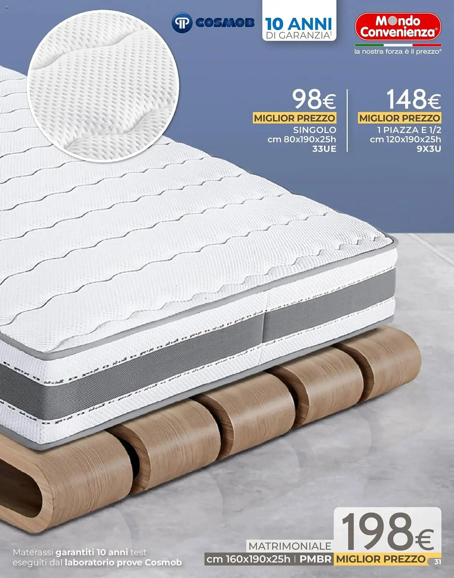 Volantino Mondo Convenienza da 4 gennaio a 31 gennaio di 2026 - Pagina del volantino 31