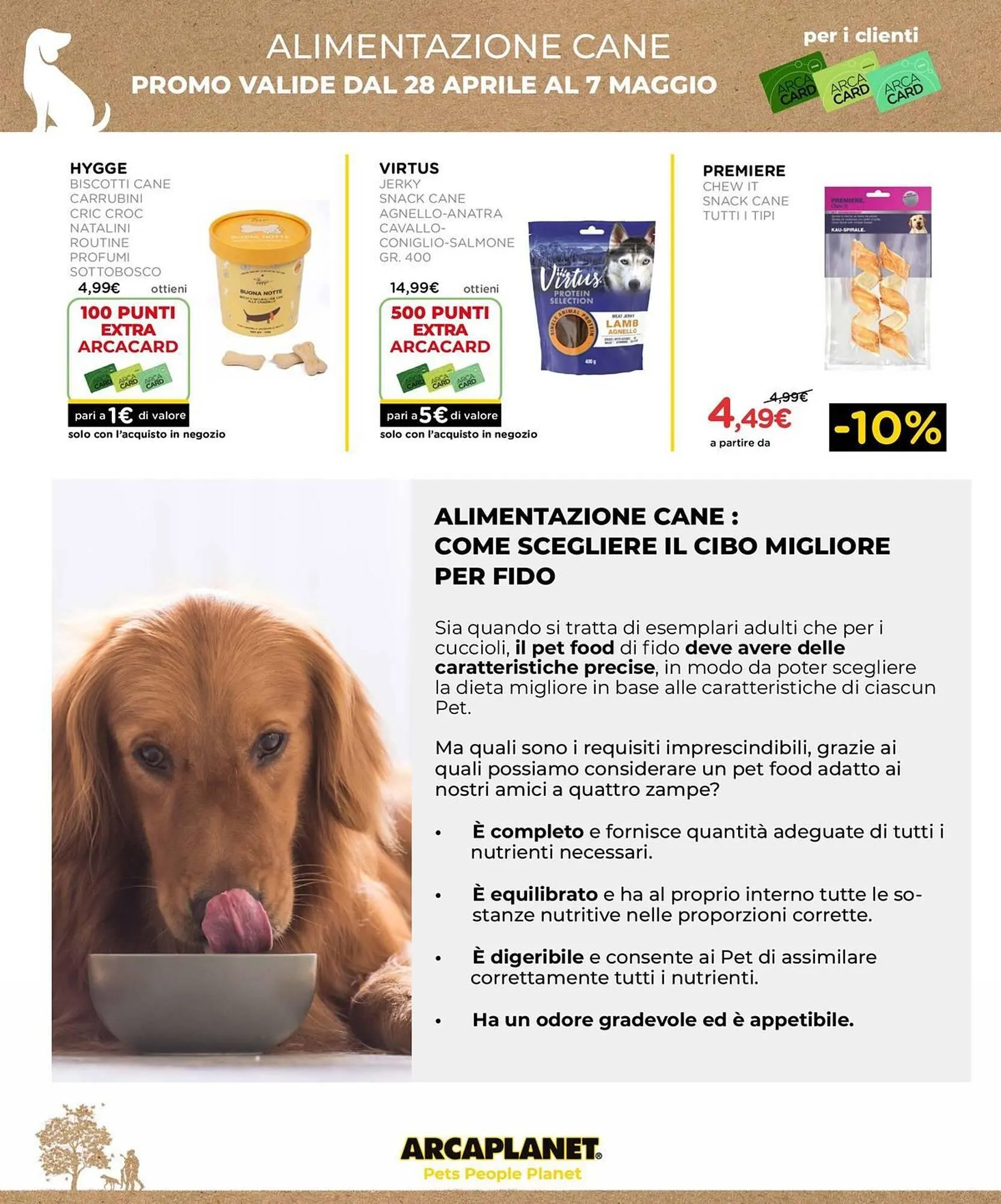 Volantino Arcaplanet da 28 aprile a 7 maggio di 2025 - Pagina del volantino 10