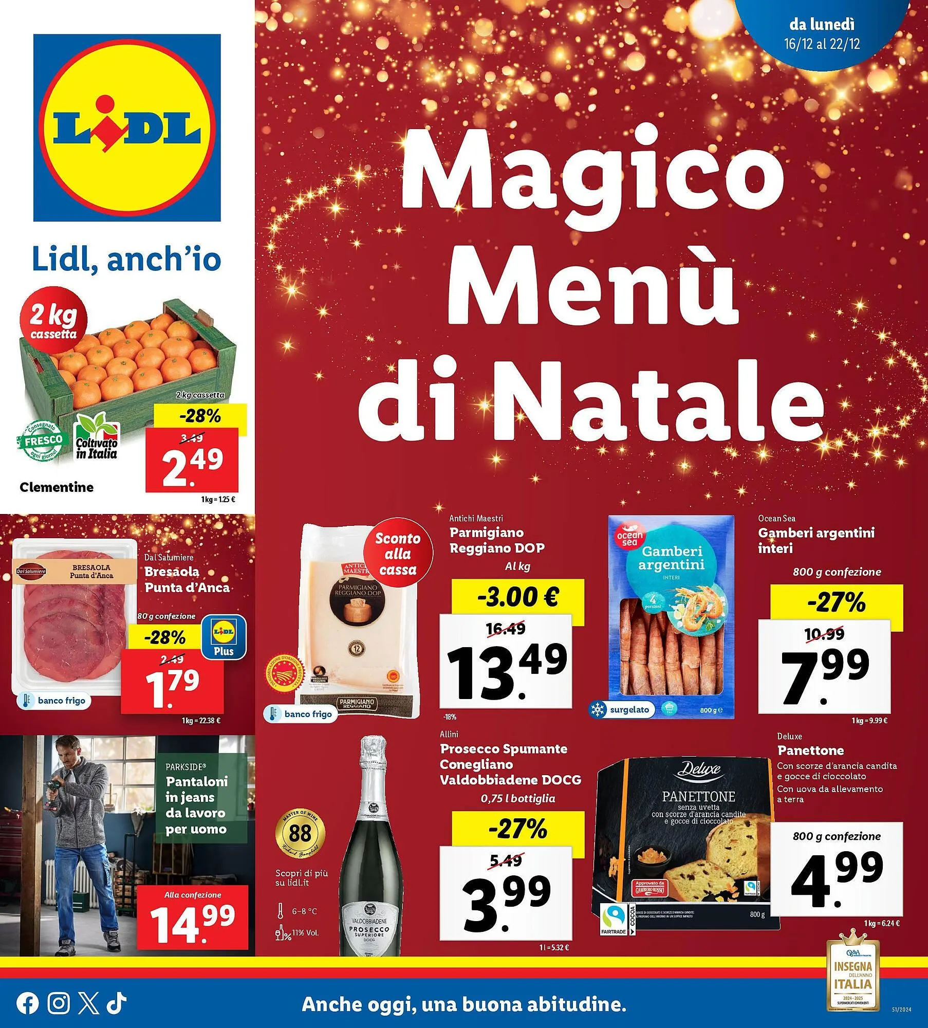 Volantino Lidl da 15 dicembre a 22 dicembre di 2024 - Pagina del volantino 1