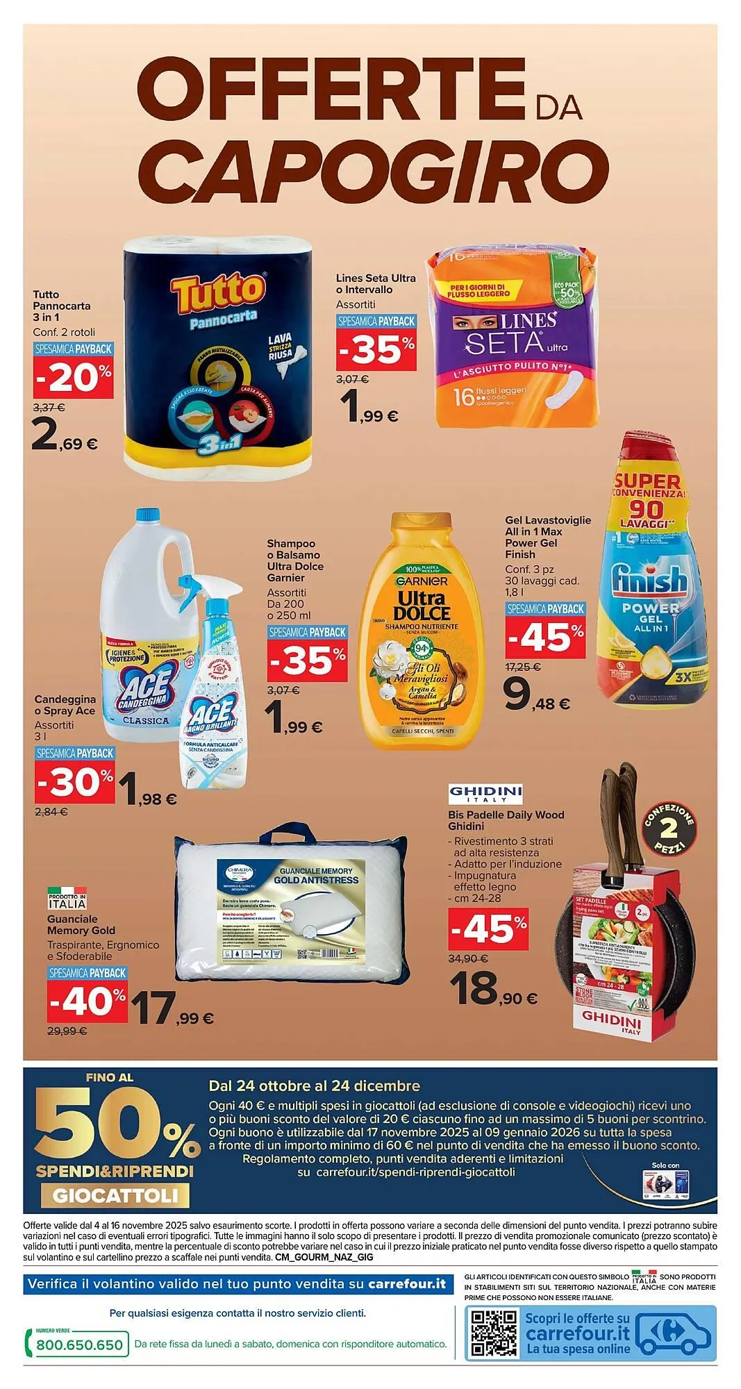 Volantino Carrefour Market da 4 novembre a 16 novembre di 2025 - Pagina del volantino 16