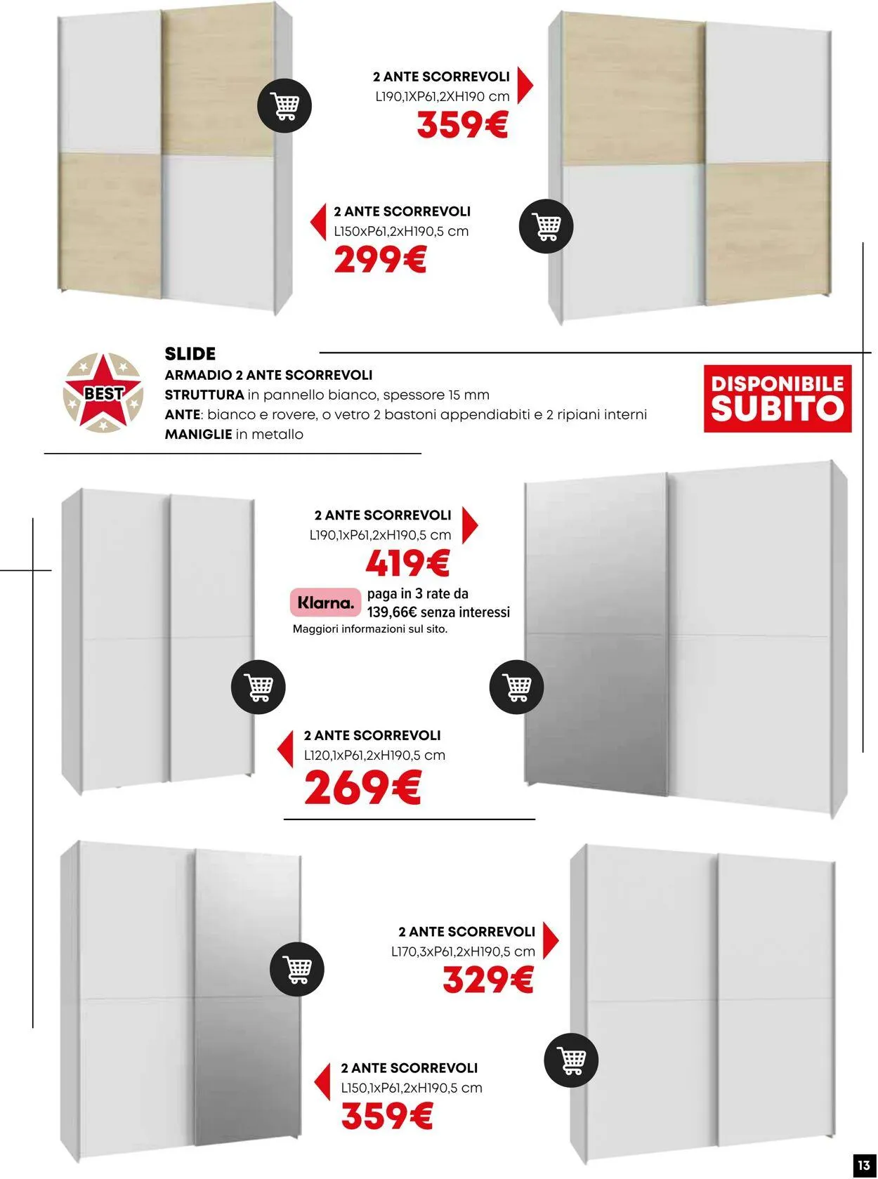 Conforama Volantino attuale da 29 agosto a 12 settembre di 2025 - Pagina del volantino 13