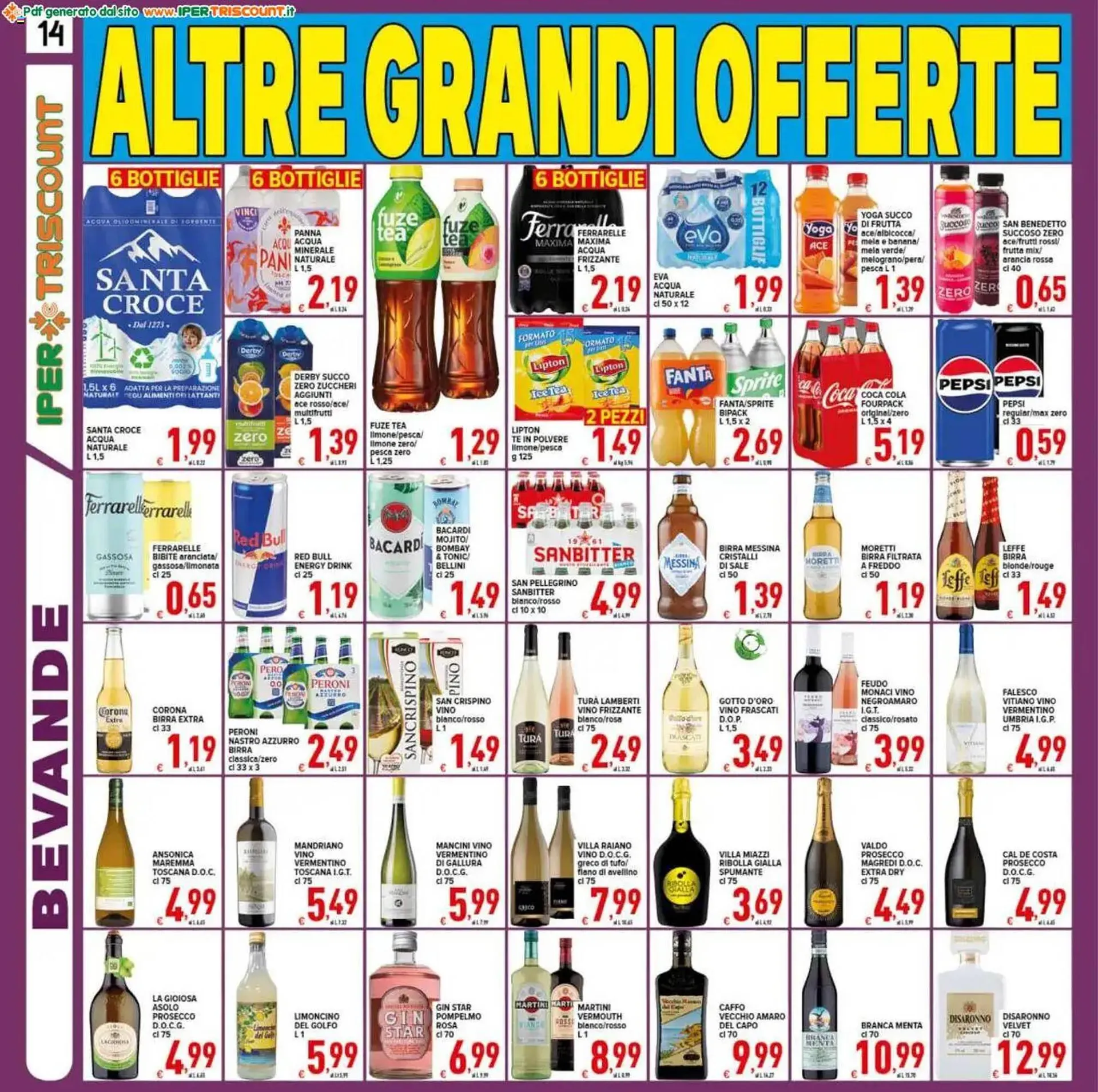 Volantino Iper Triscount da 25 luglio a 5 agosto di 2025 - Pagina del volantino 14