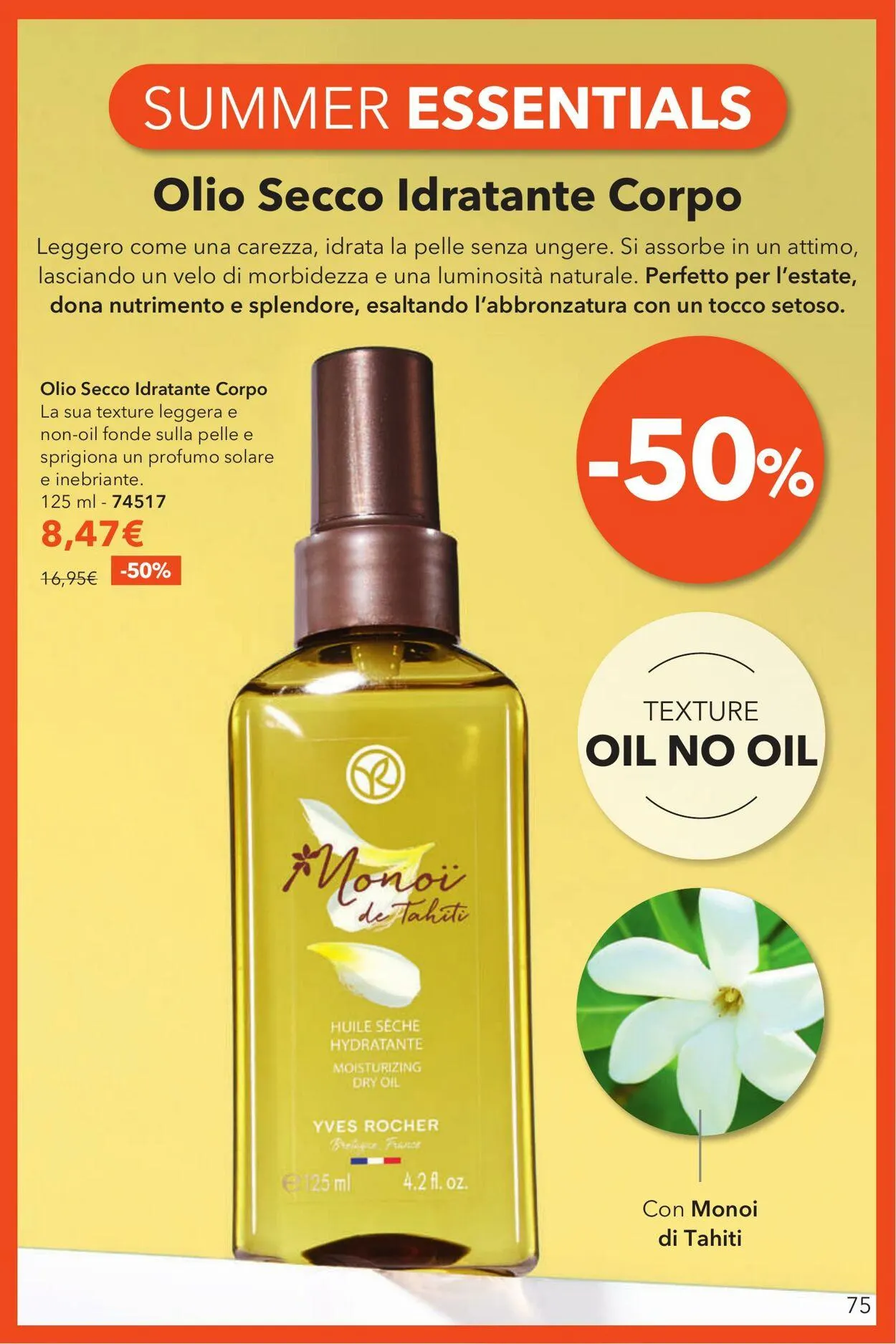 Yves Rocher Volantino attuale da 4 luglio a 30 luglio di 2025 - Pagina del volantino 75