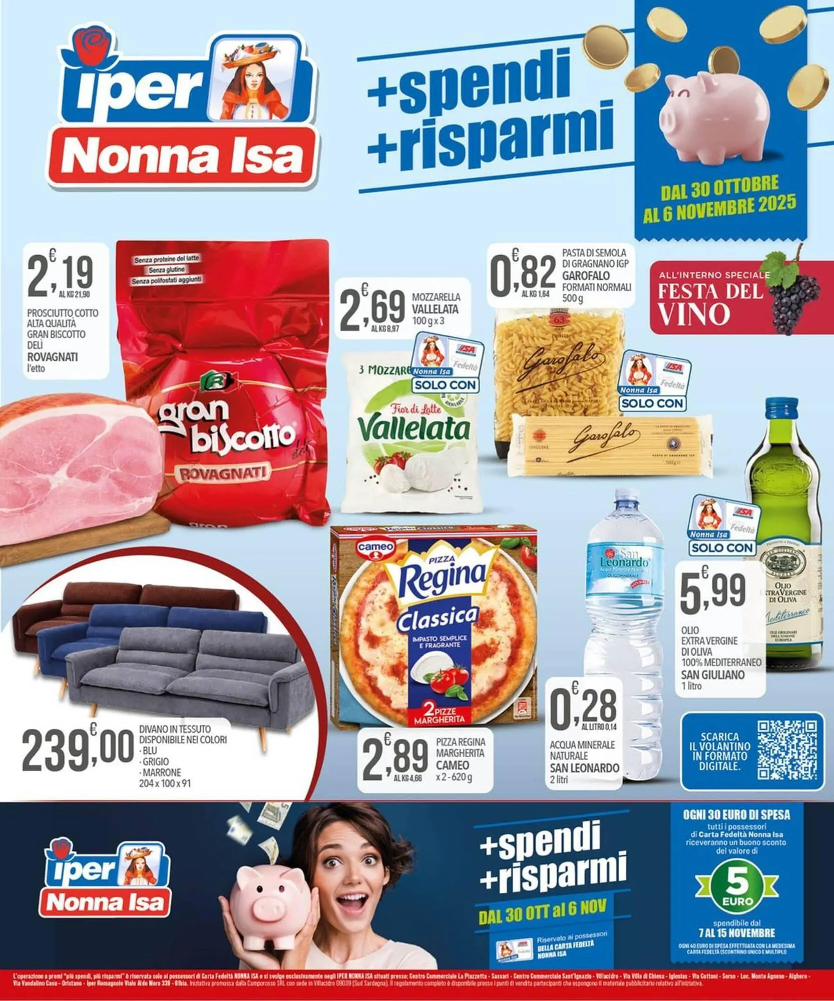 Volantino Iper Nonna Isa da 30 ottobre a 6 novembre di 2025 - Pagina del volantino 1
