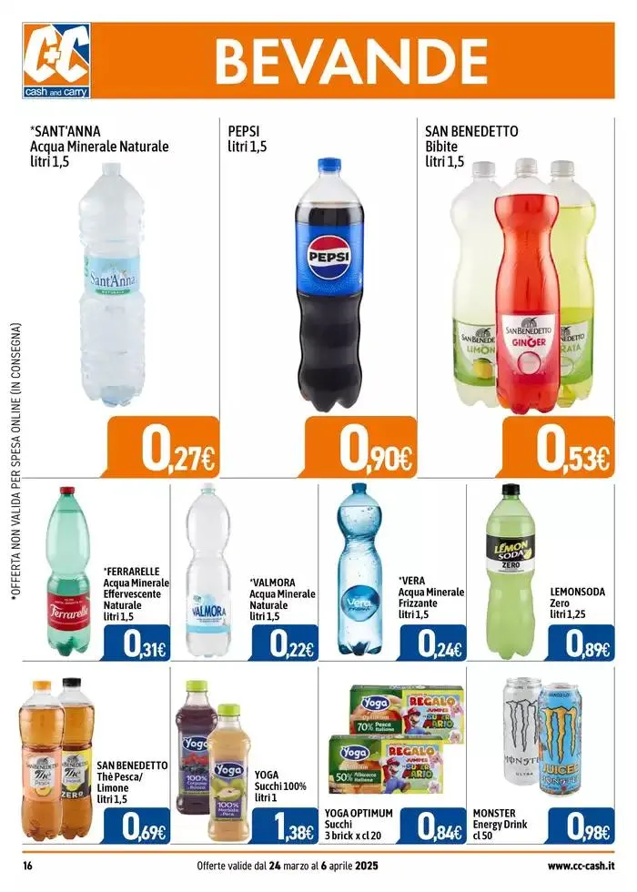 Affari speciali da 24 marzo a 6 aprile di 2025 - Pagina del volantino 16