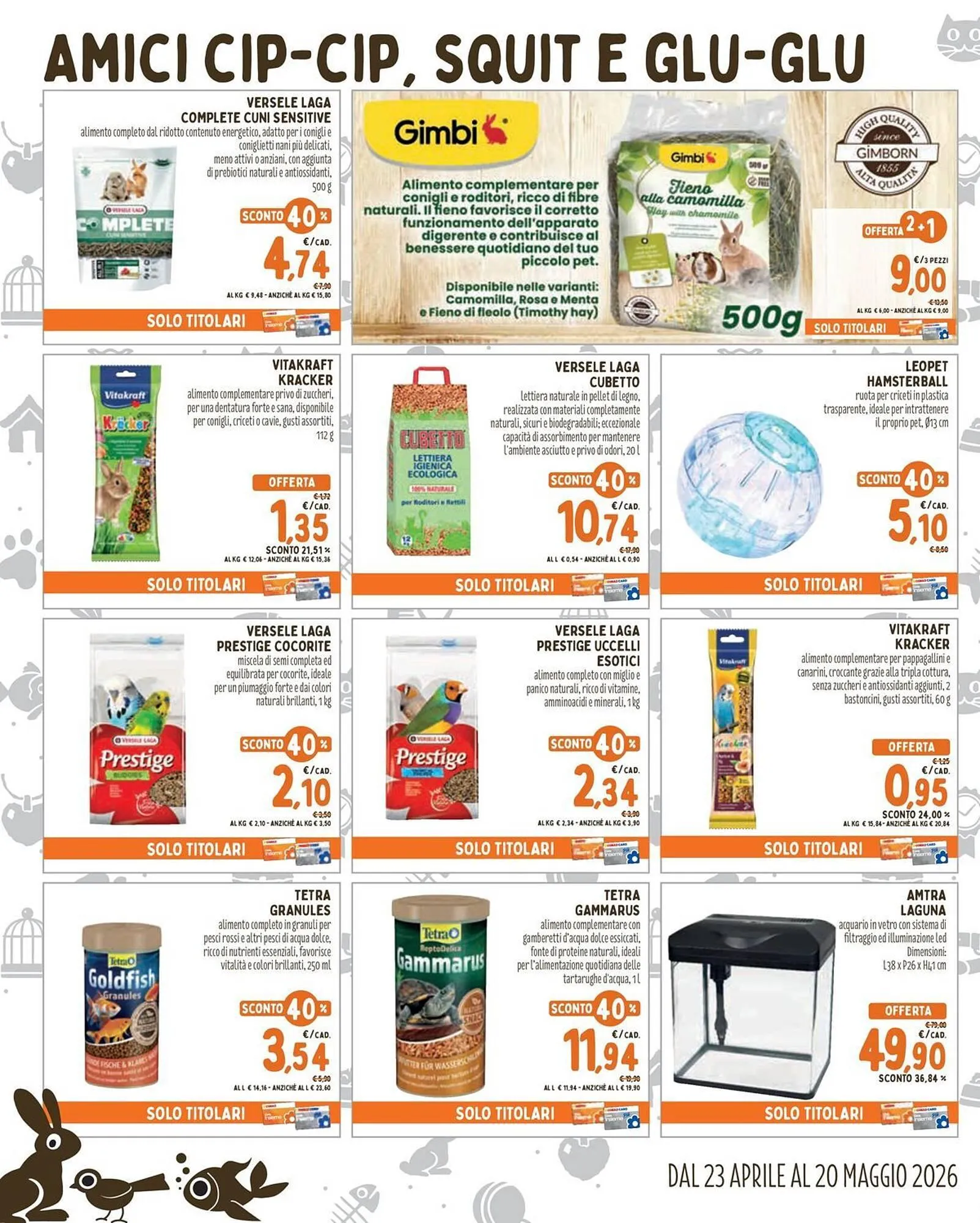 Volantino Pet Store Conad da 23 aprile a 20 maggio di 2026 - Pagina del volantino 6