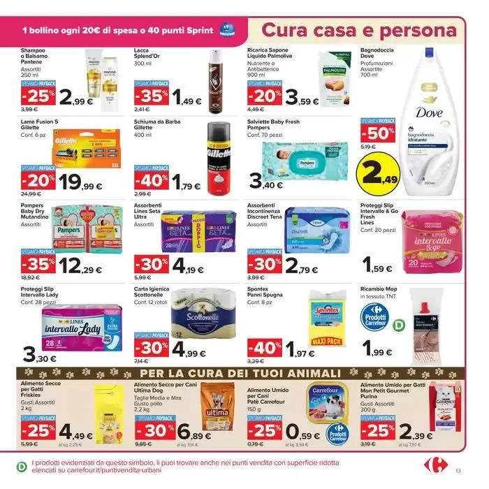 Sconti fino al 50% da 25 marzo a 7 aprile di 2025 - Pagina del volantino 13