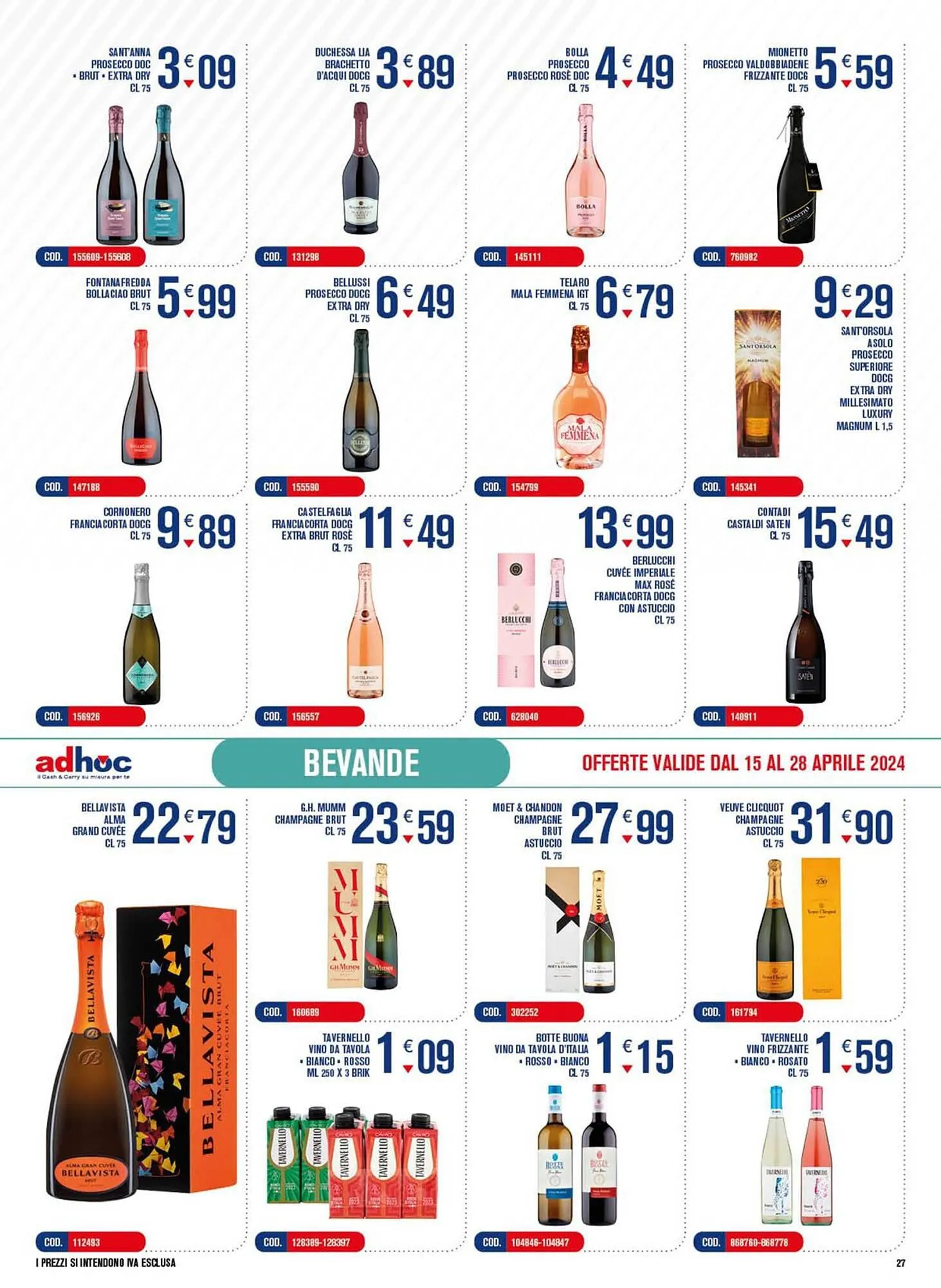 Volantino Adhoc da 15 aprile a 28 aprile di 2024 - Pagina del volantino 27