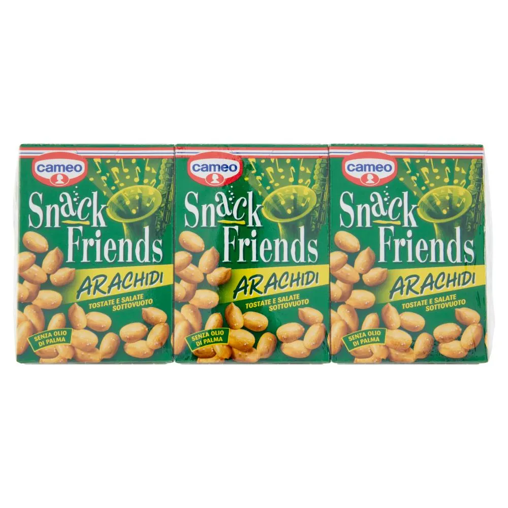 cameo Snack Friends Arachidi 3 x 40 g