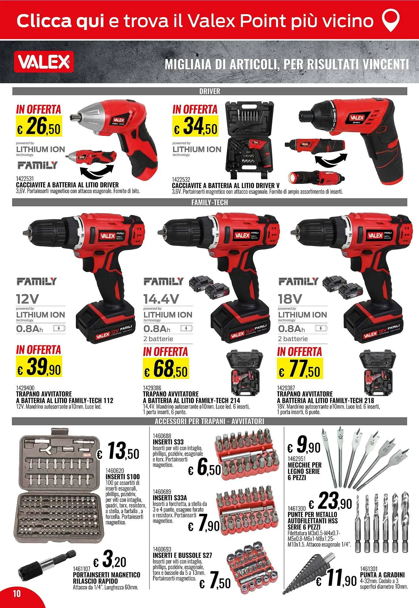 Volantino Valex da 2 gennaio a 2 marzo di 2024 - Pagina del volantino 10