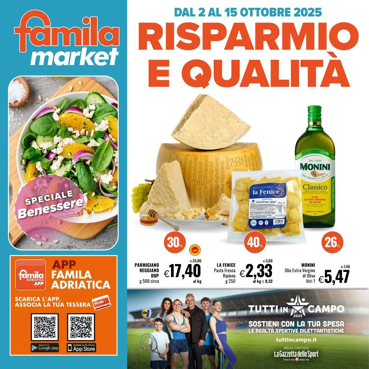 Famila Volantino attuale da 2 ottobre a 15 ottobre di 2025 - Pagina del volantino 1