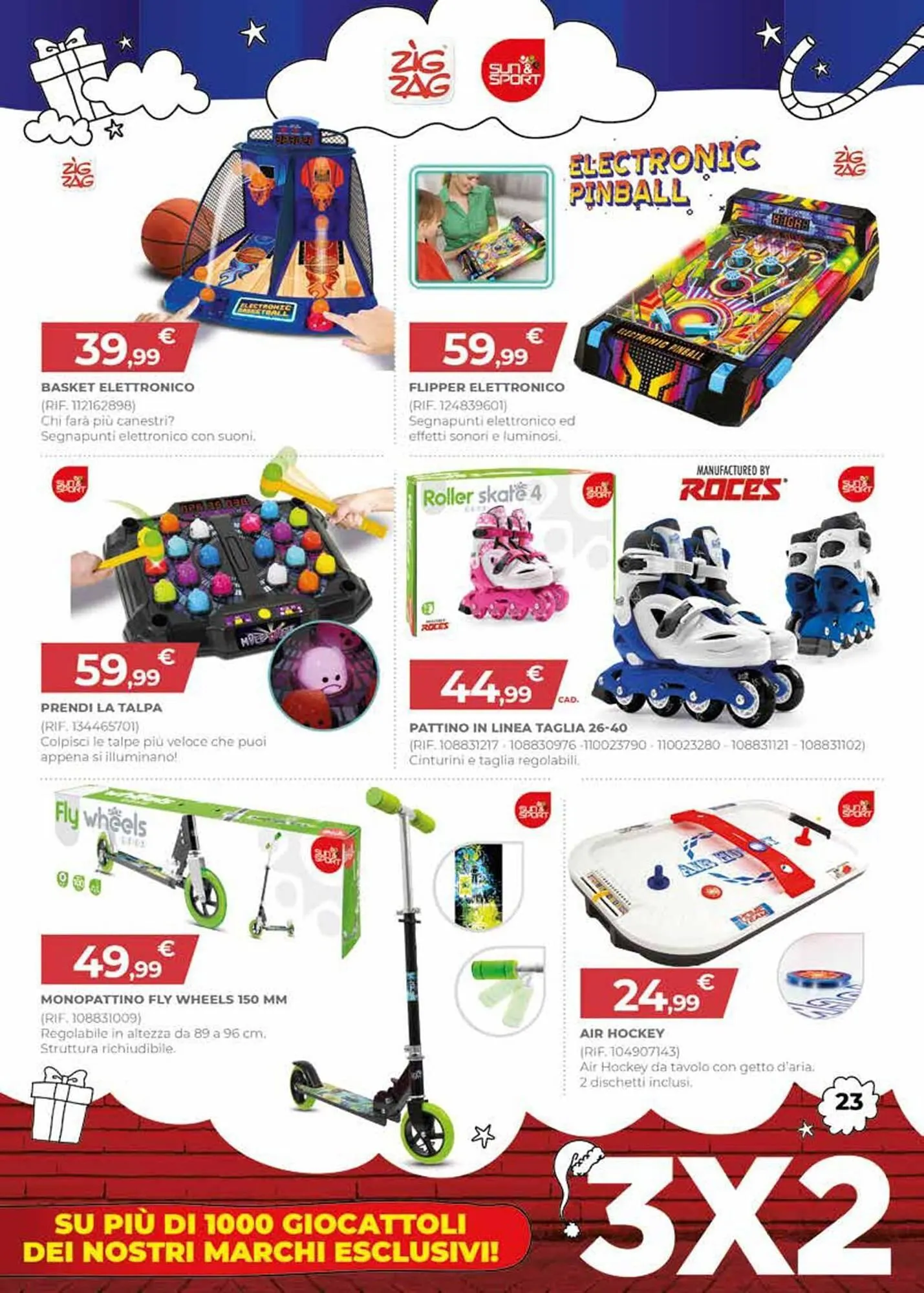 Volantino Toys Center da 30 novembre a 24 dicembre di 2023 - Pagina del volantino 23