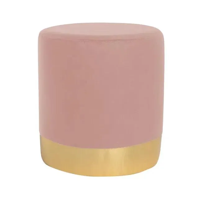 Pouf Helior rosa cm