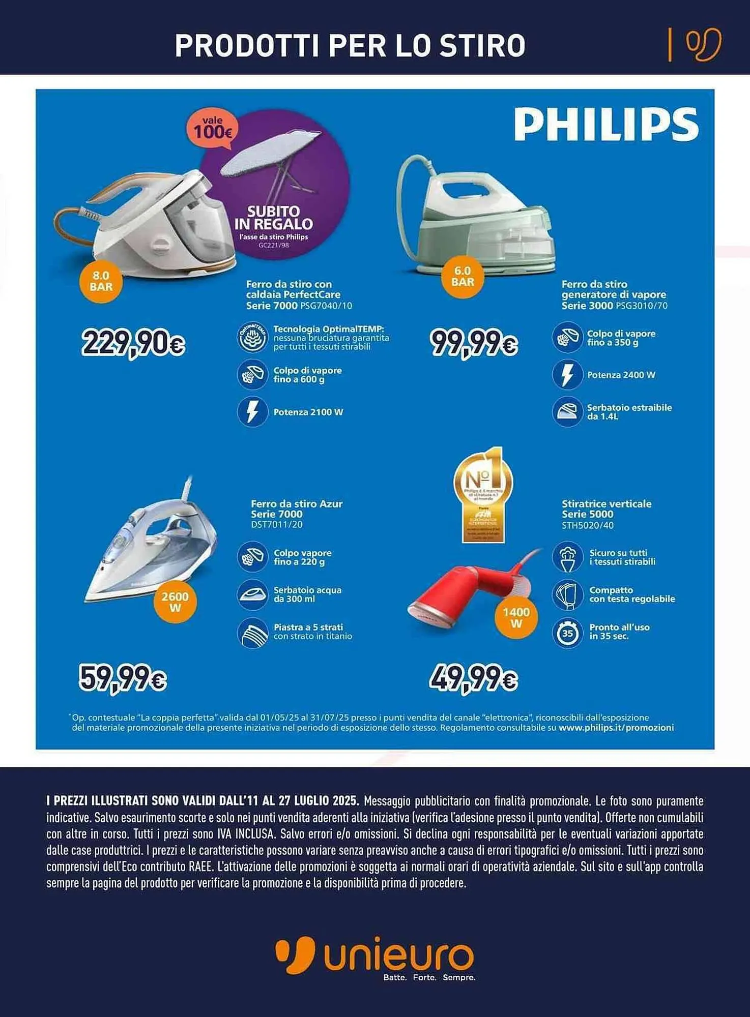 Volantino Unieuro da 11 luglio a 27 luglio di 2025 - Pagina del volantino 17