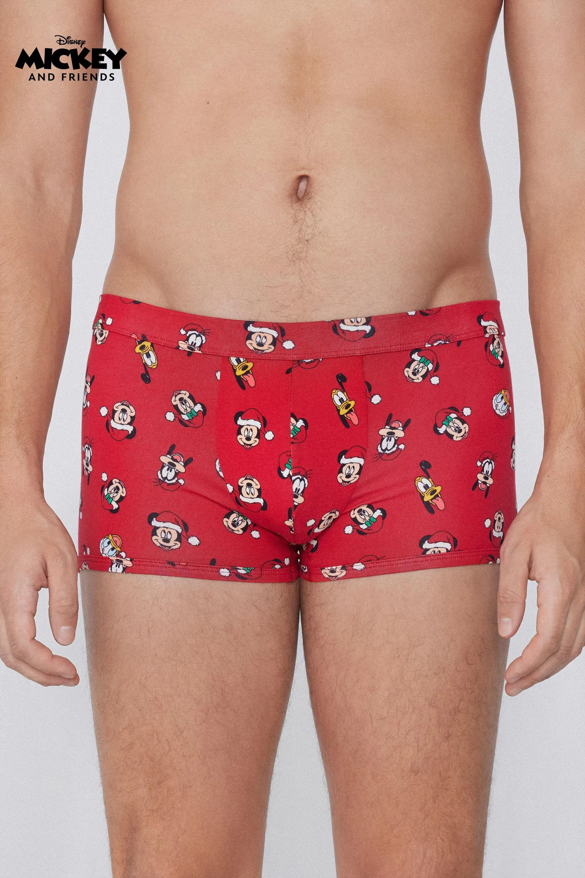 Boxer in Cotone Stampa Disney Mickey Mouse