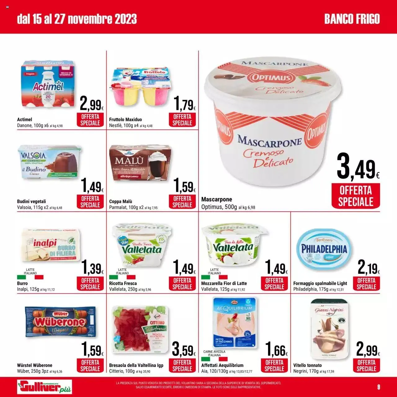 Gulliver - Piú Grandi da 15 novembre a 27 novembre di 2023 - Pagina del volantino 9