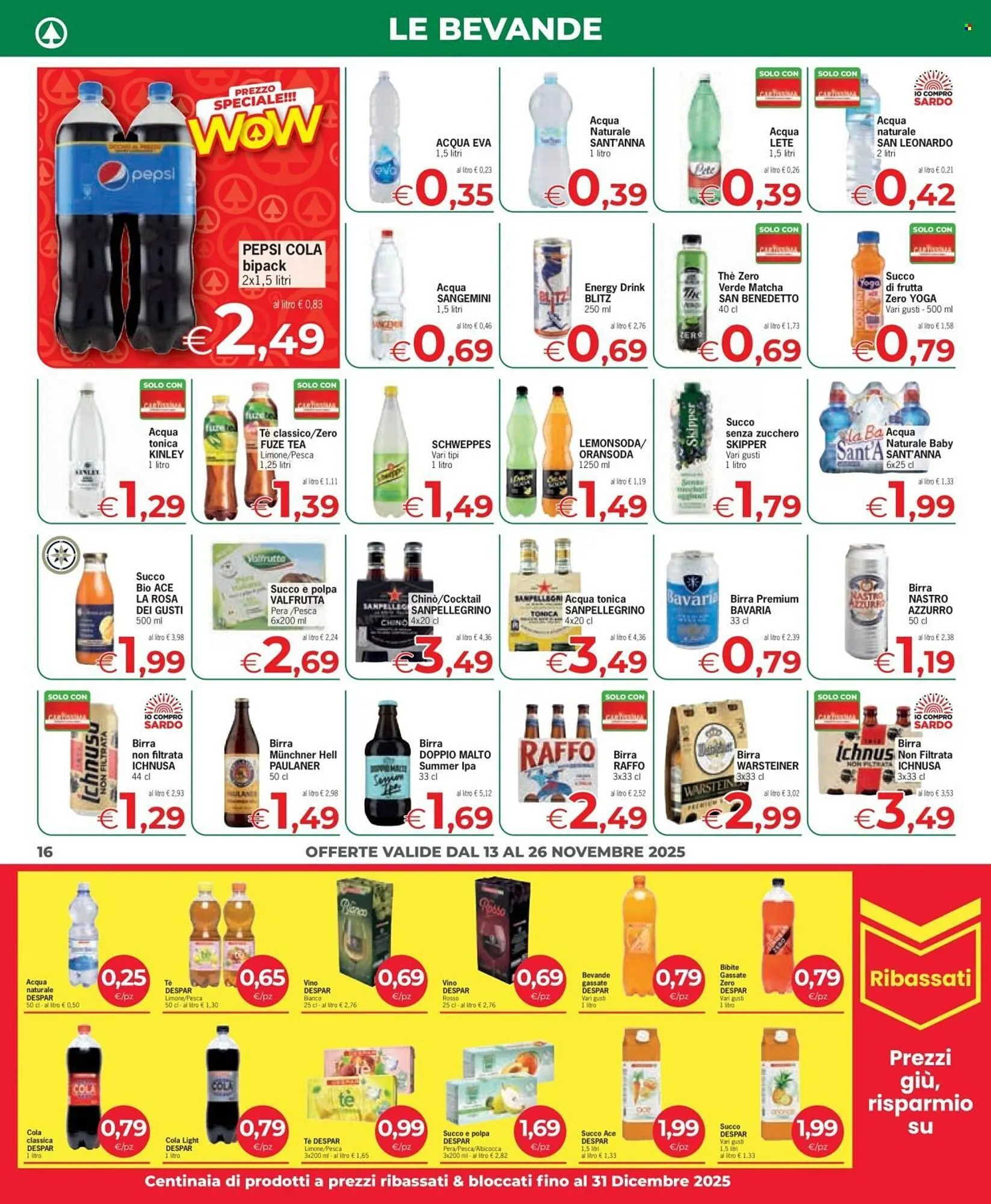 Volantino Despar da 13 novembre a 26 novembre di 2025 - Pagina del volantino 16