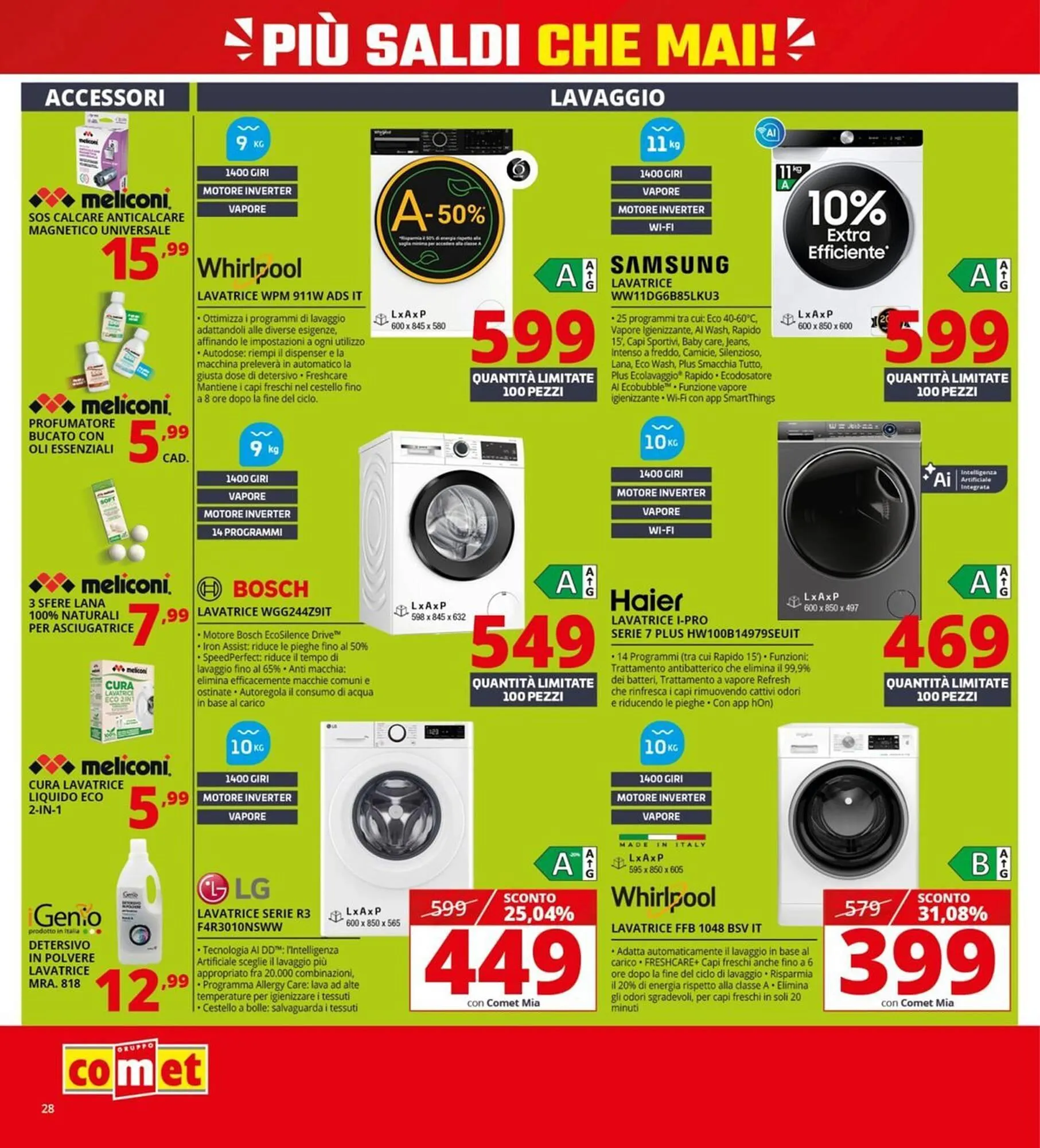 Volantino Comet da 2 gennaio a 21 gennaio di 2026 - Pagina del volantino 28