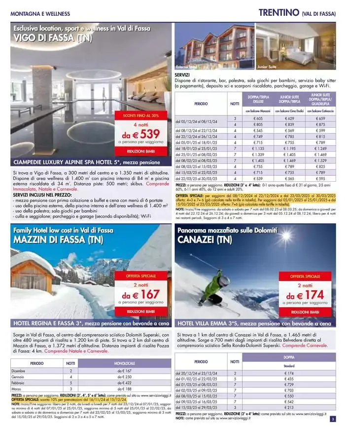 Vacanze Invernali da 2 dicembre a 31 marzo di 2025 - Pagina del volantino 3