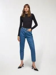 Body lupetto a maniche lunghe Nero