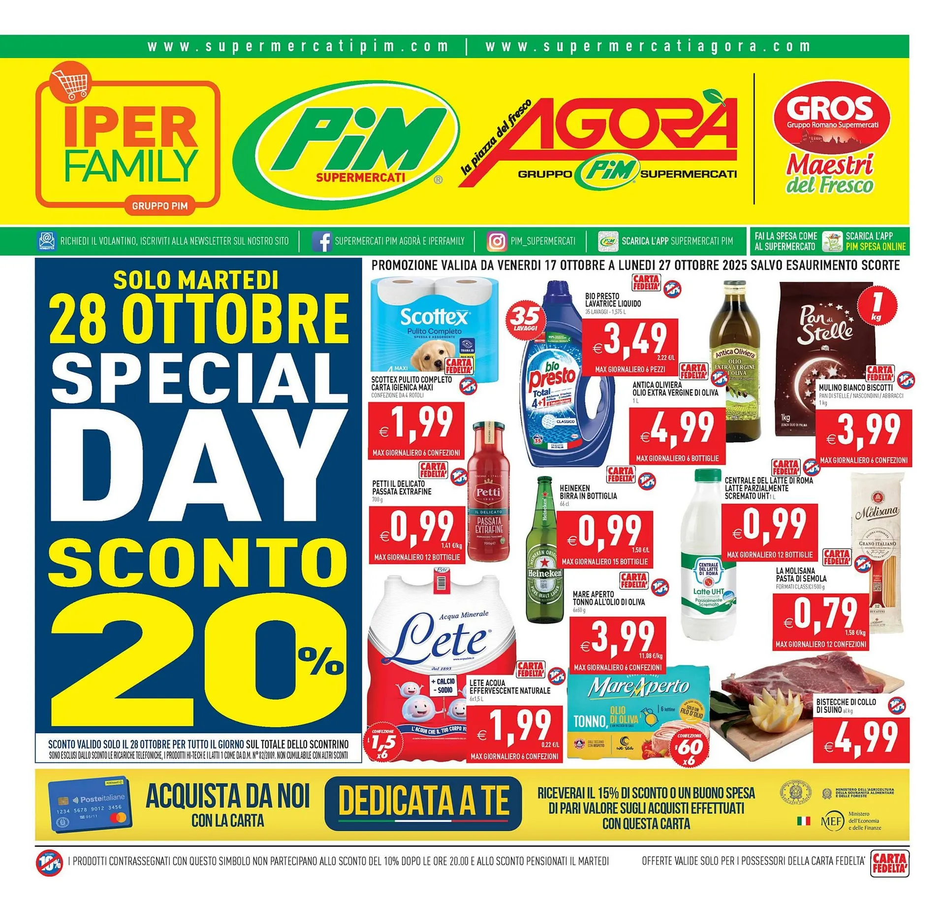 Volantino Iperfamily da 17 ottobre a 27 ottobre di 2025 - Pagina del volantino 1