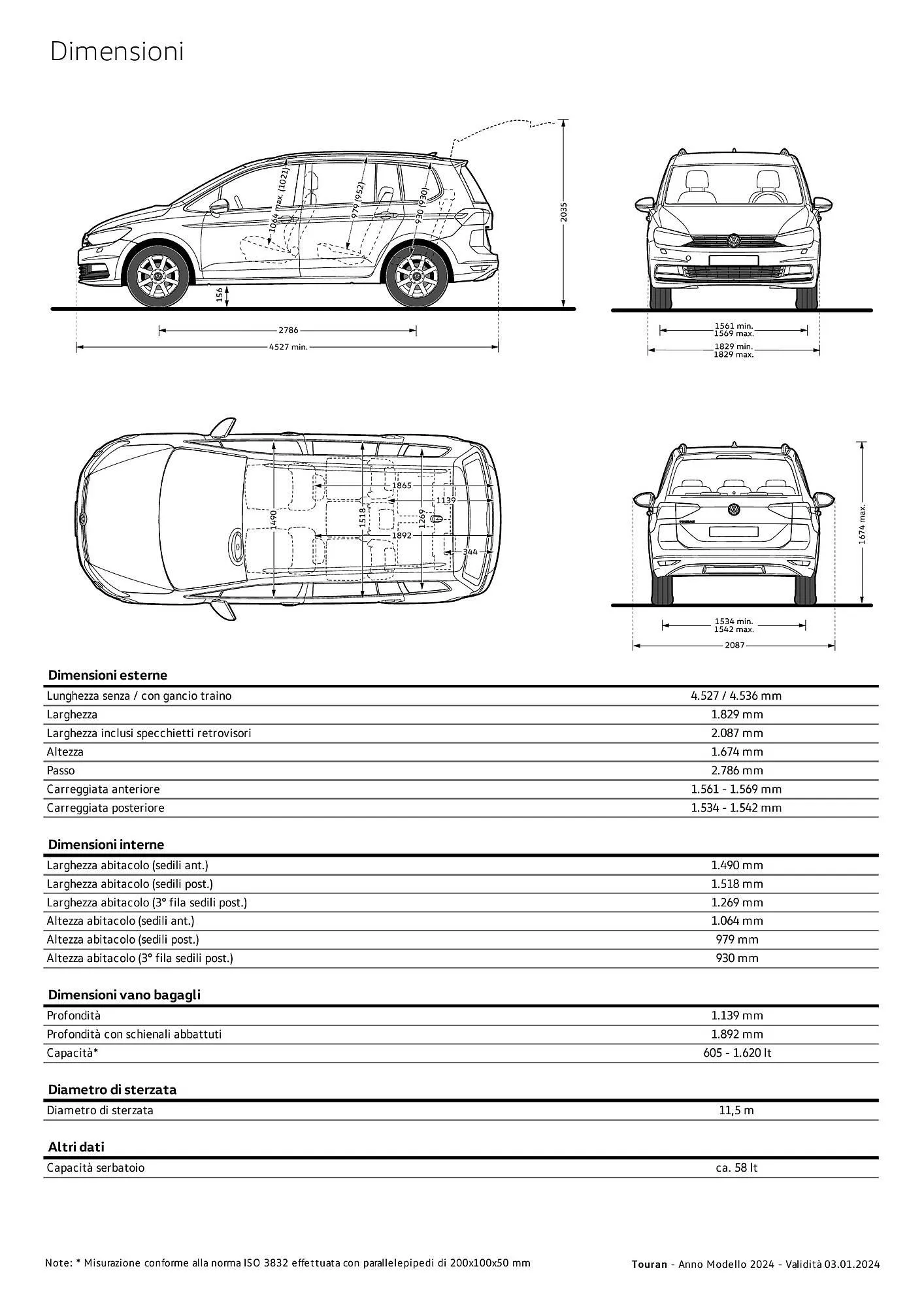 Volantino Volkswagen Touran da 3 gennaio a 4 gennaio di 2025 - Pagina del volantino 9