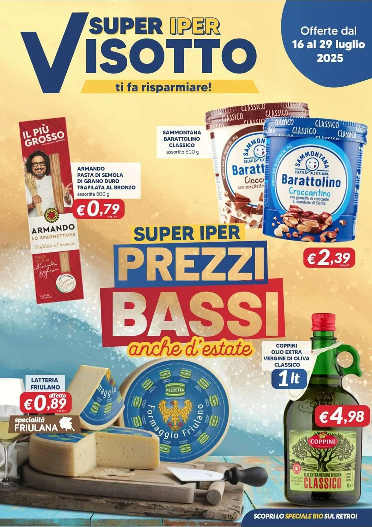 Volantino Supermercati Visotto da 16 luglio a 29 luglio di 2025 - Pagina del volantino 1